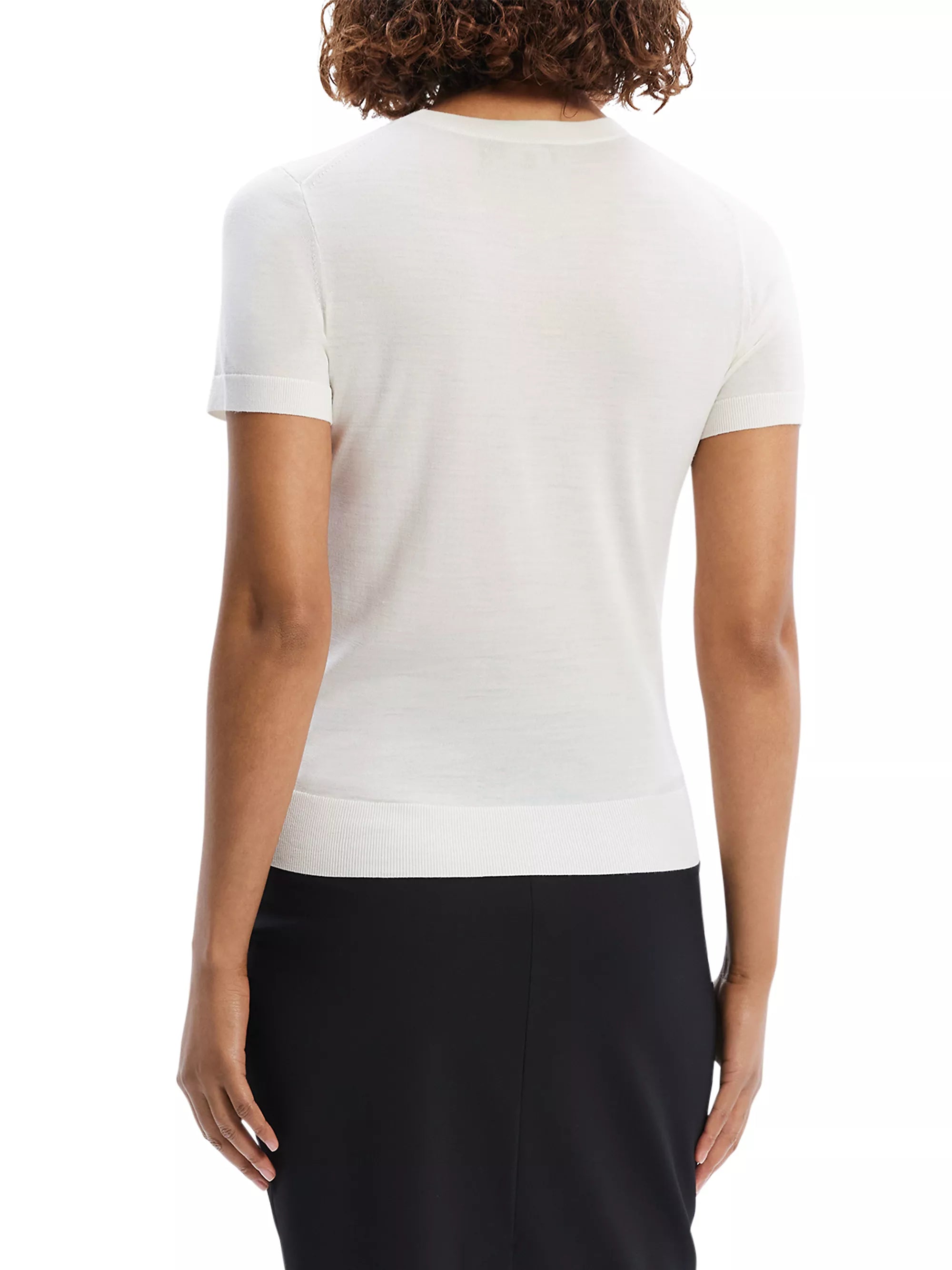 Basic Tee in Regal Wool - New Ivory