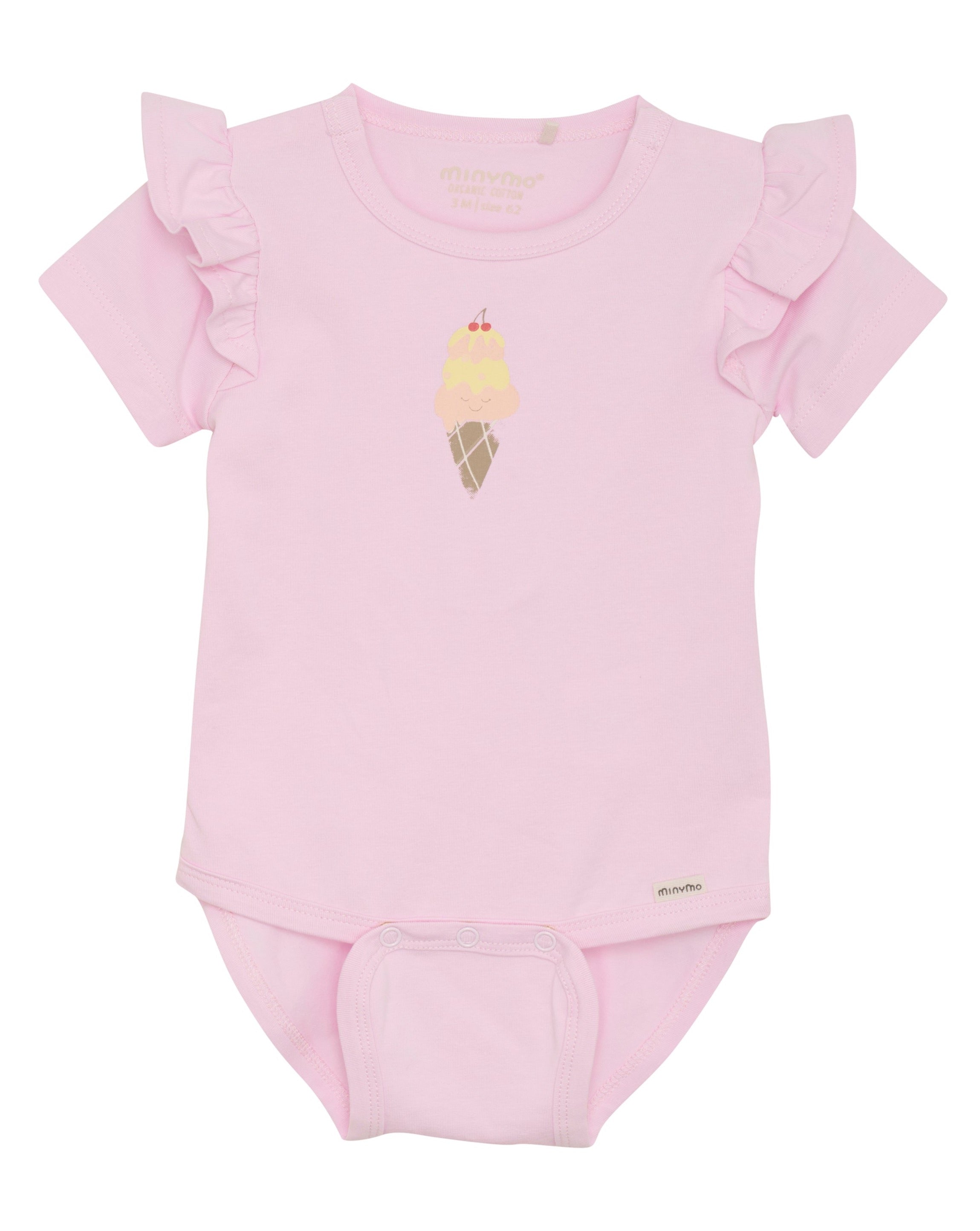Short Sleeve Bodysuit and Leggings Set - Pink Tulle