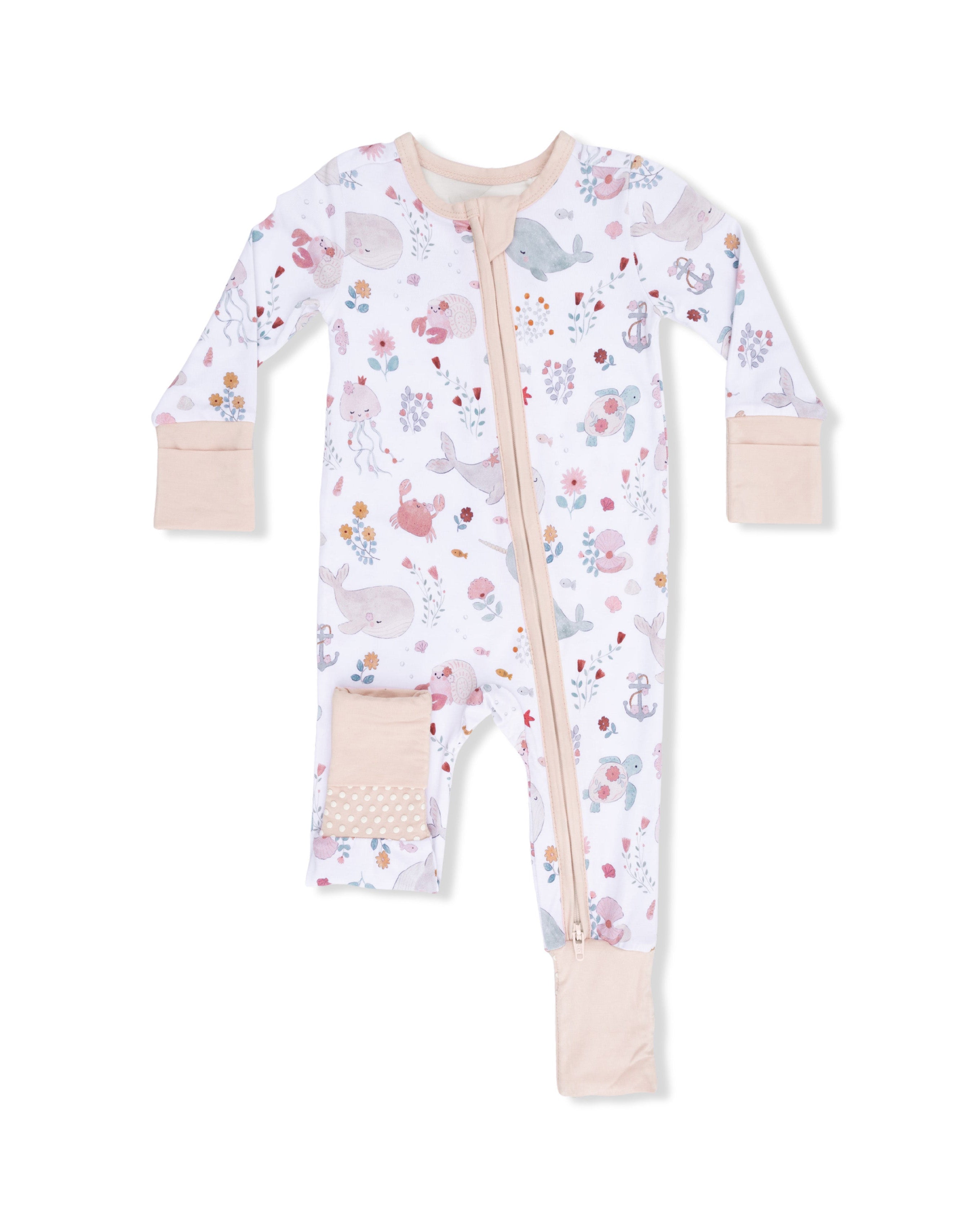 Convertible Romper - Garden Sea Creatures