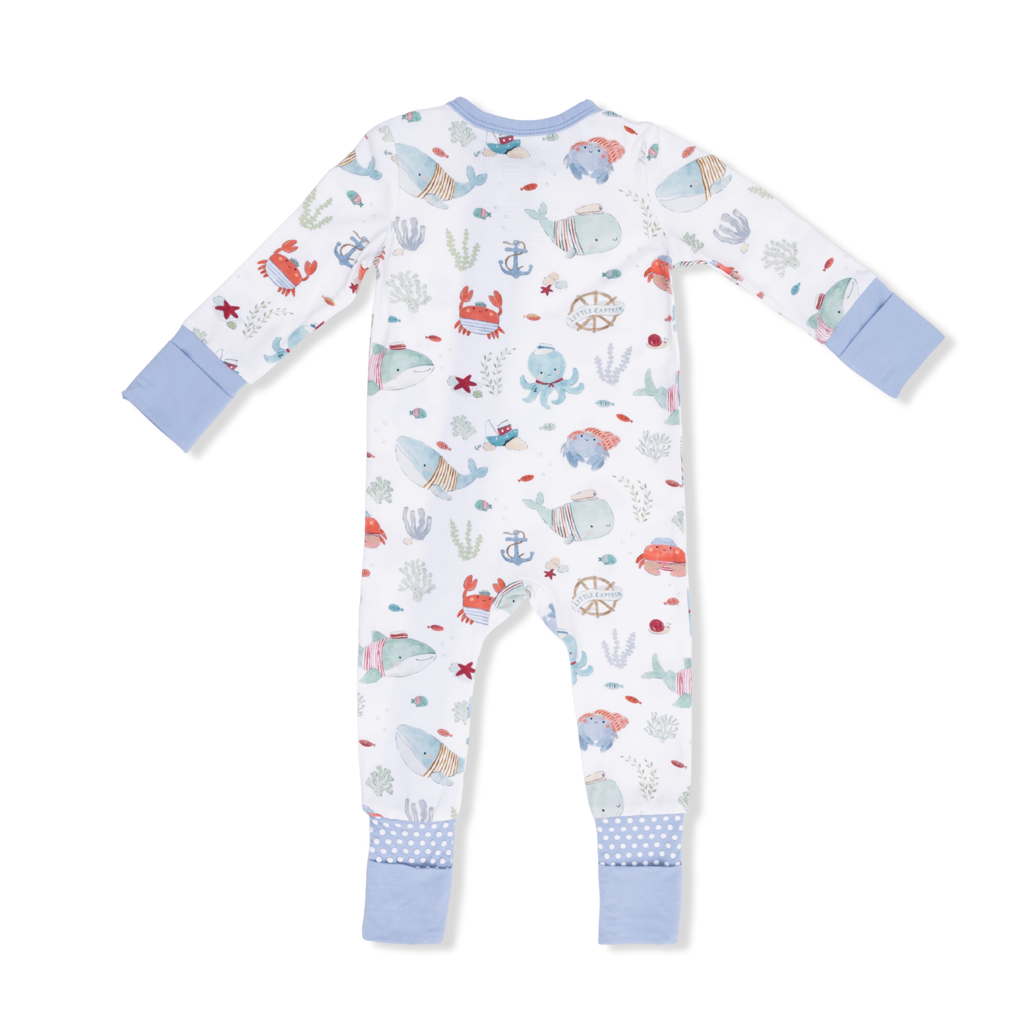 Convertible Romper - Sailor Sea Creatures