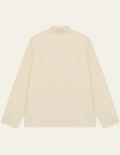 Herringbone Overshirt - Ivory
