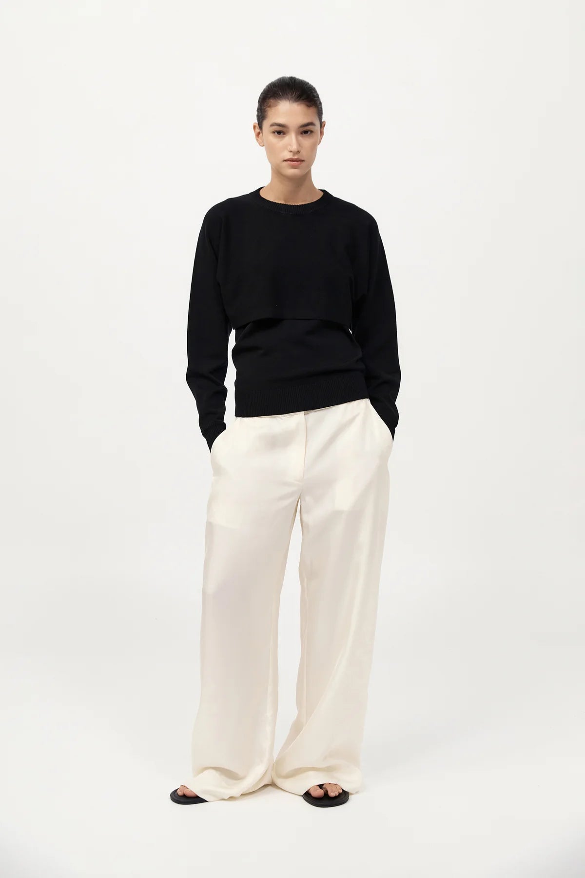 Two Piece Jumper - Black