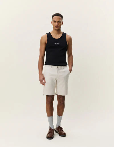 Herringbone Shorts - Ivory