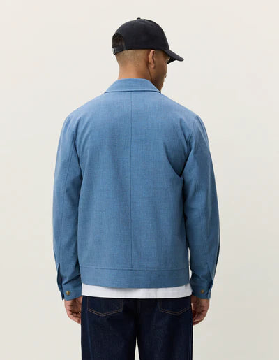 Como Coach Jacket - Faded Denim Blue