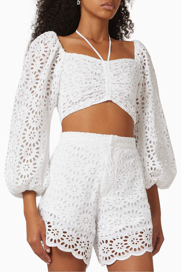 Palma Real Shorts - White
