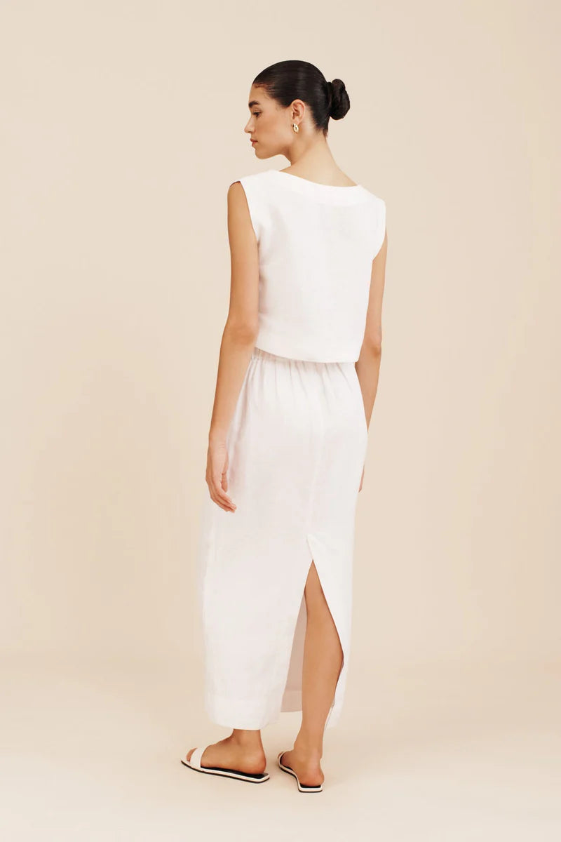 Emma Pencil Skirt - Ivory