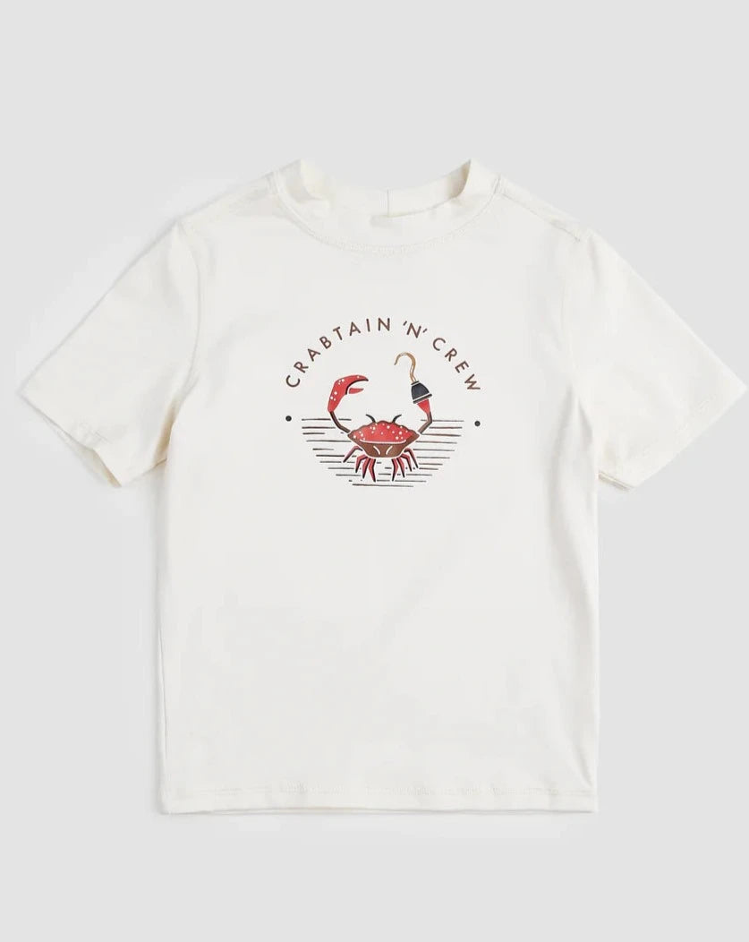 Crabtain 'N Crew Crème Rashguard