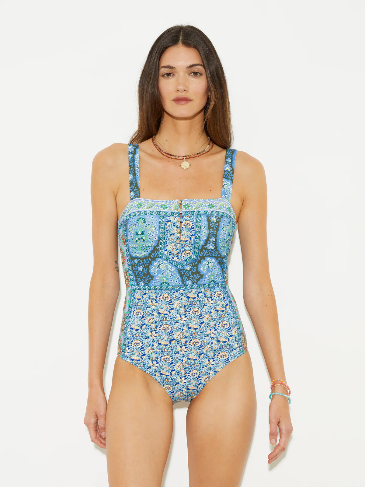 Onda Zoe One Piece - Blues Patchwork