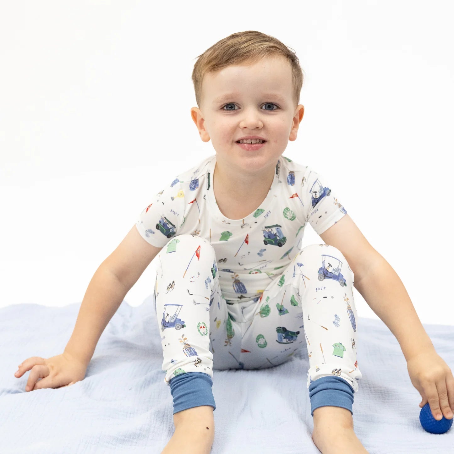 Short Sleeve Loungewear Set - Golf Things