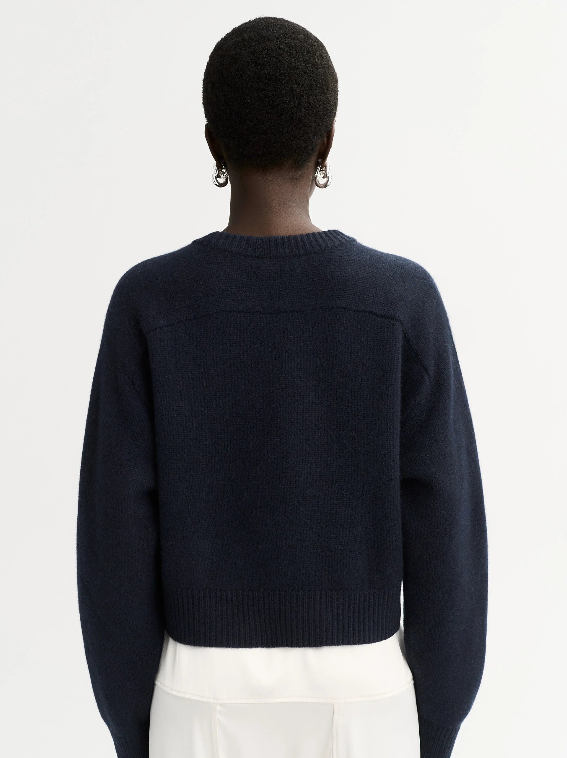 Cashmere Top - Navy