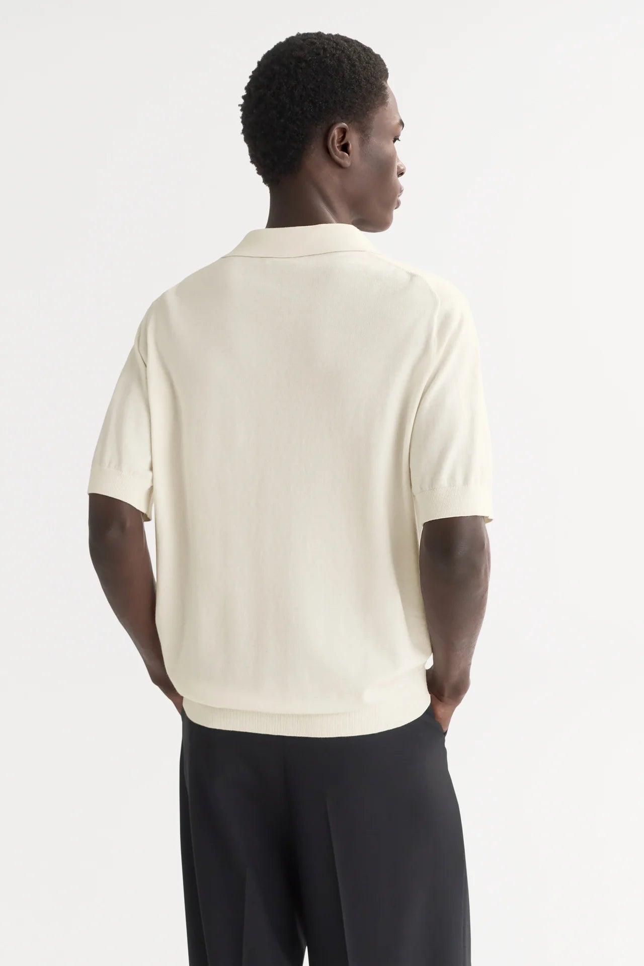 Men's Pique - Feather White