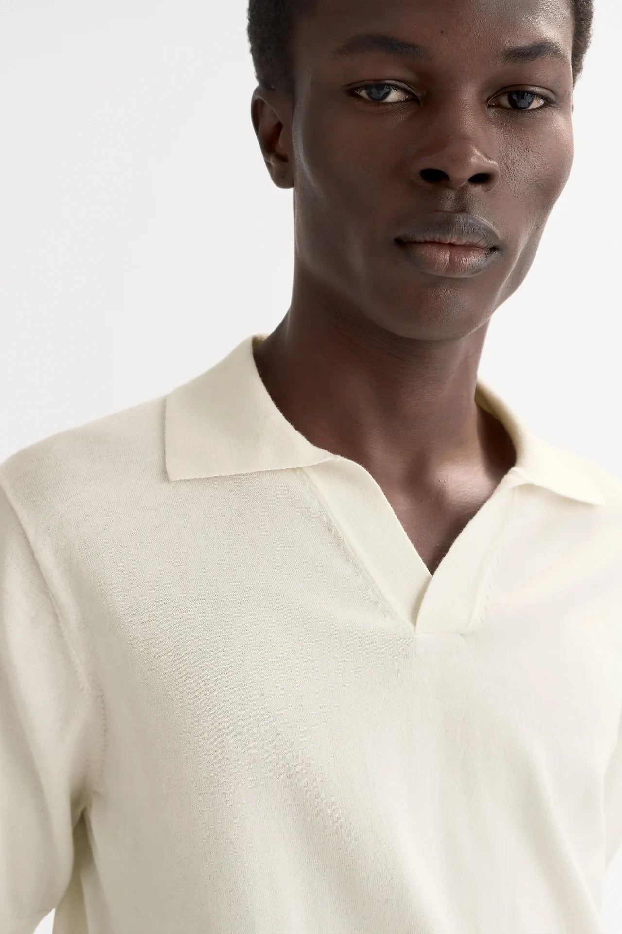 Men's Pique - Feather White