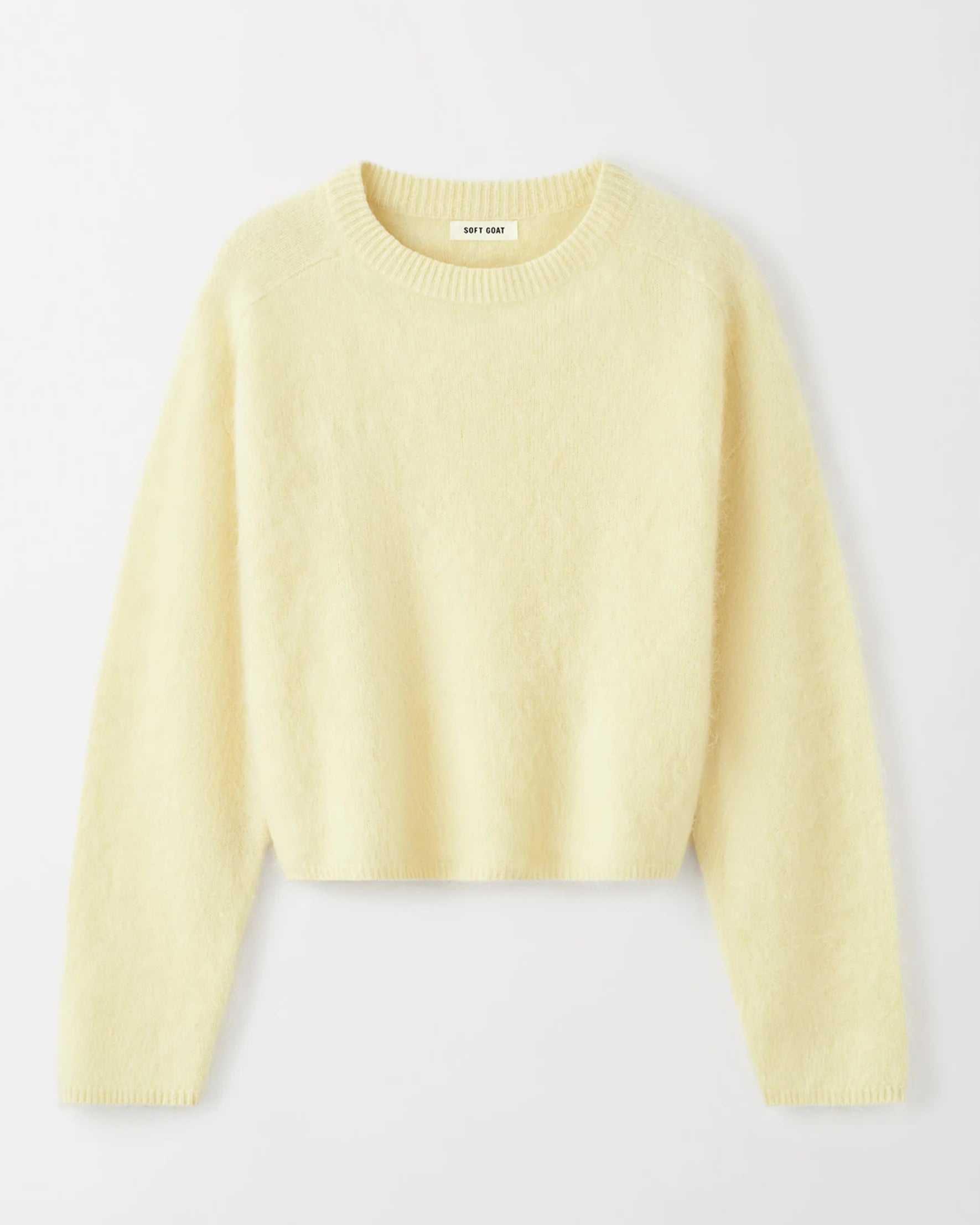 Brushed Crewneck - Lemon