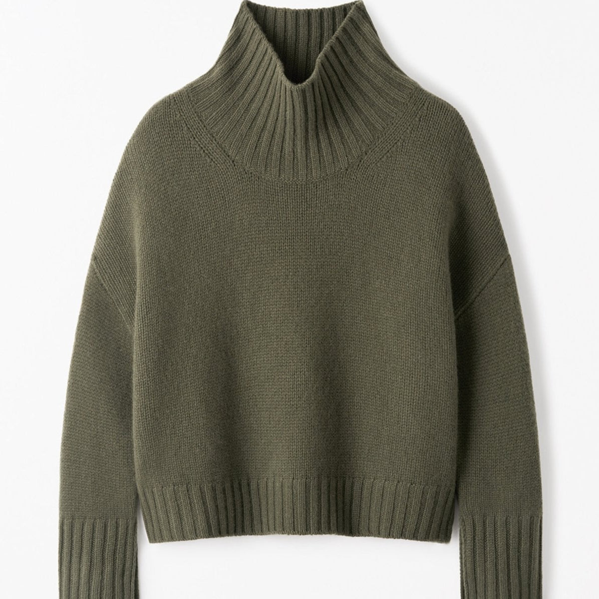 Girlfriend Turtleneck - Olive