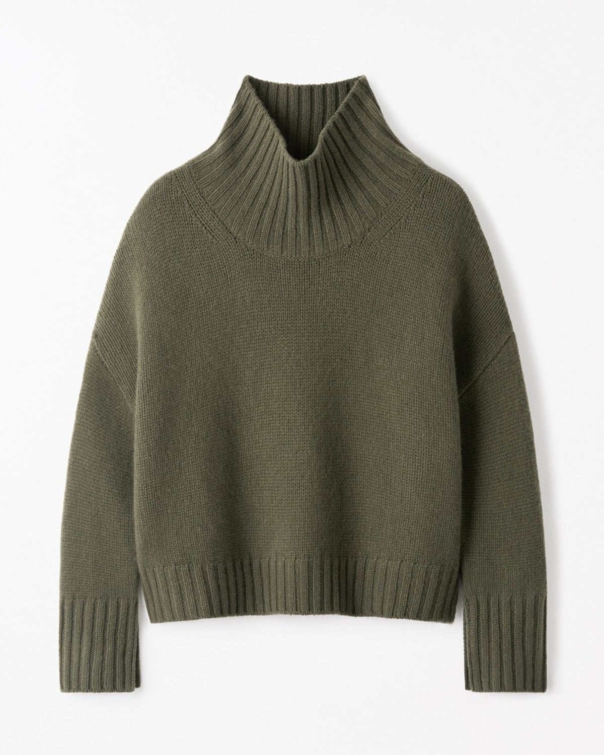 Girlfriend Turtleneck - Olive