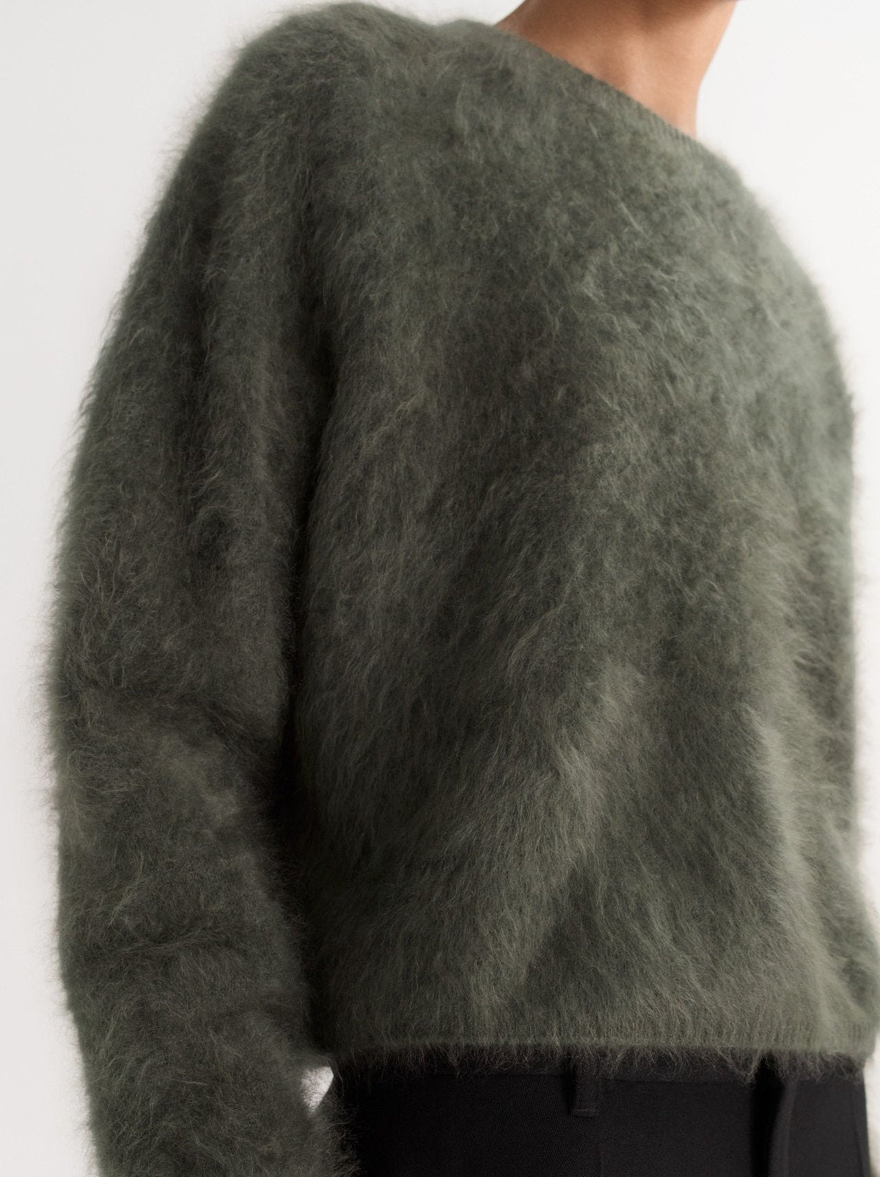 Brushed Crewneck - Olive