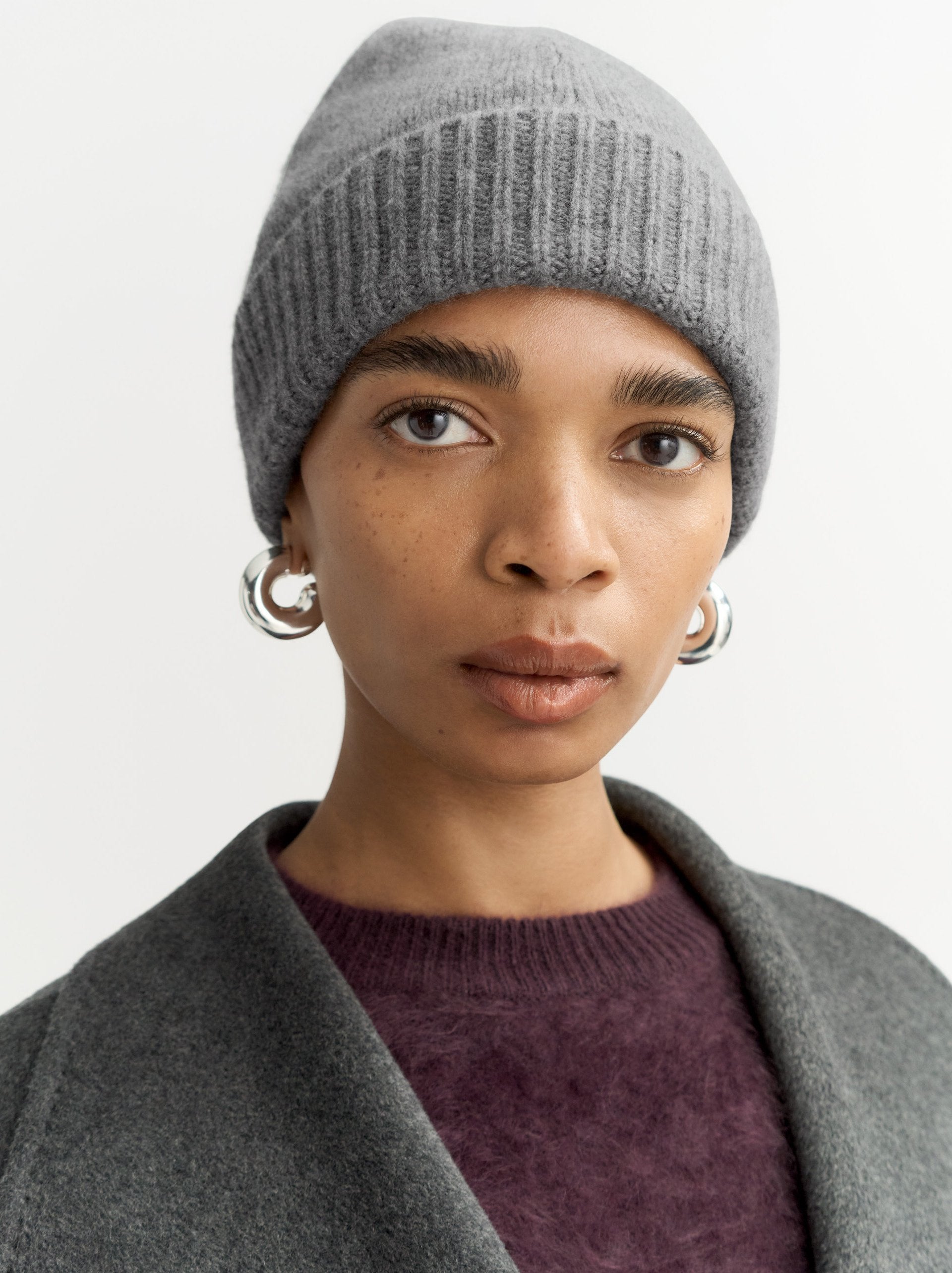 Chunky Beanie - Grey