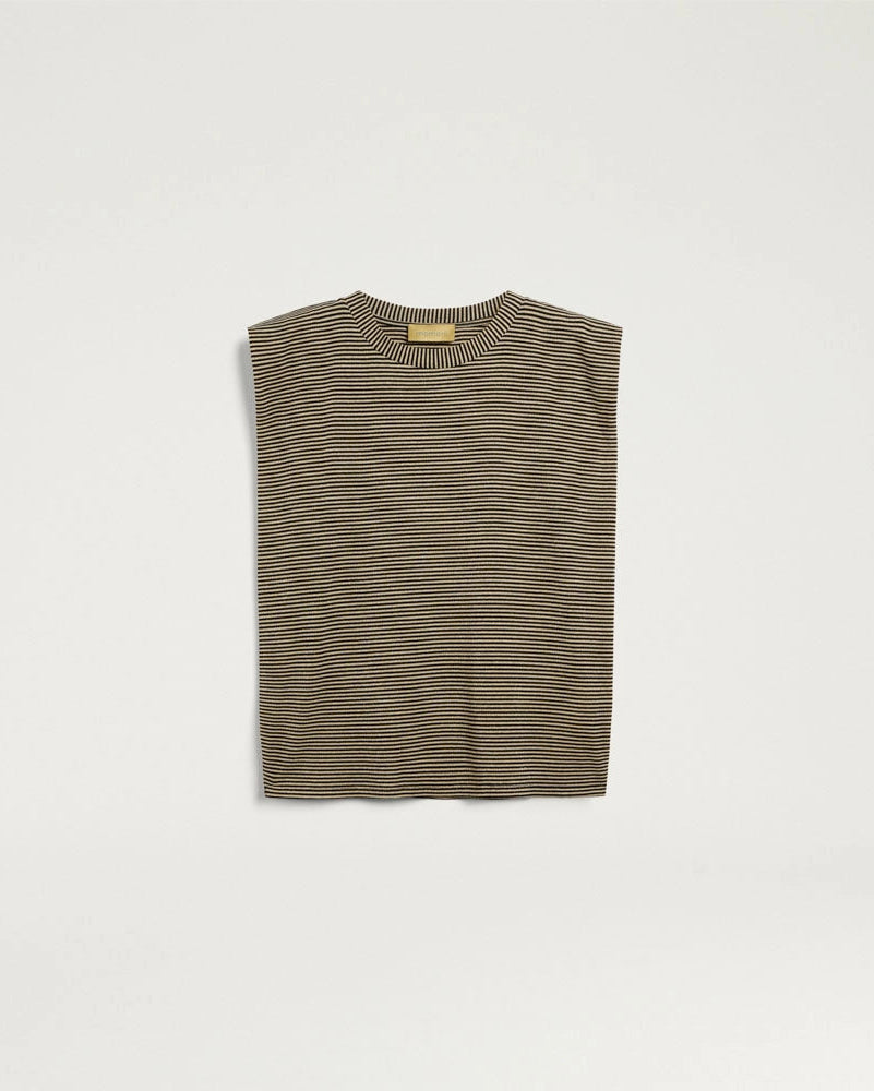 Enna T-Shirt - Black/Cream