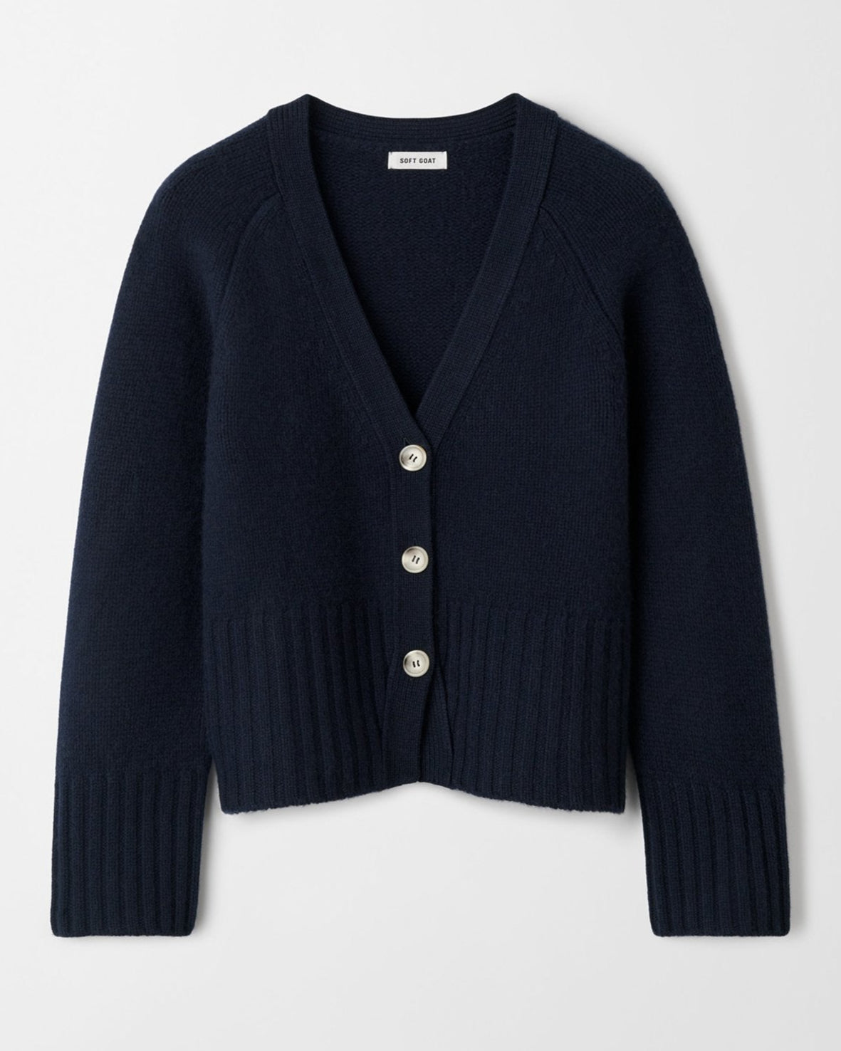 V-neck Cardigan - Navy