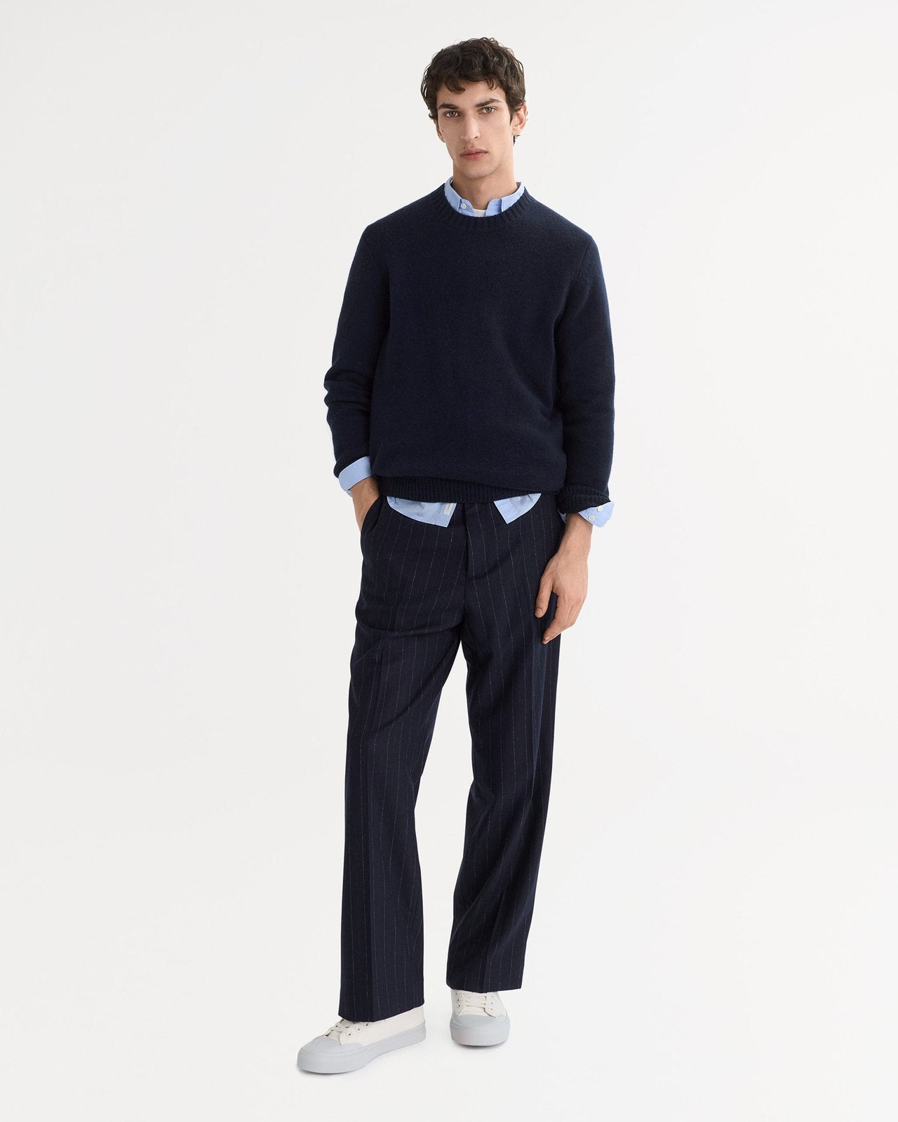 Chunky Crewneck - Navy