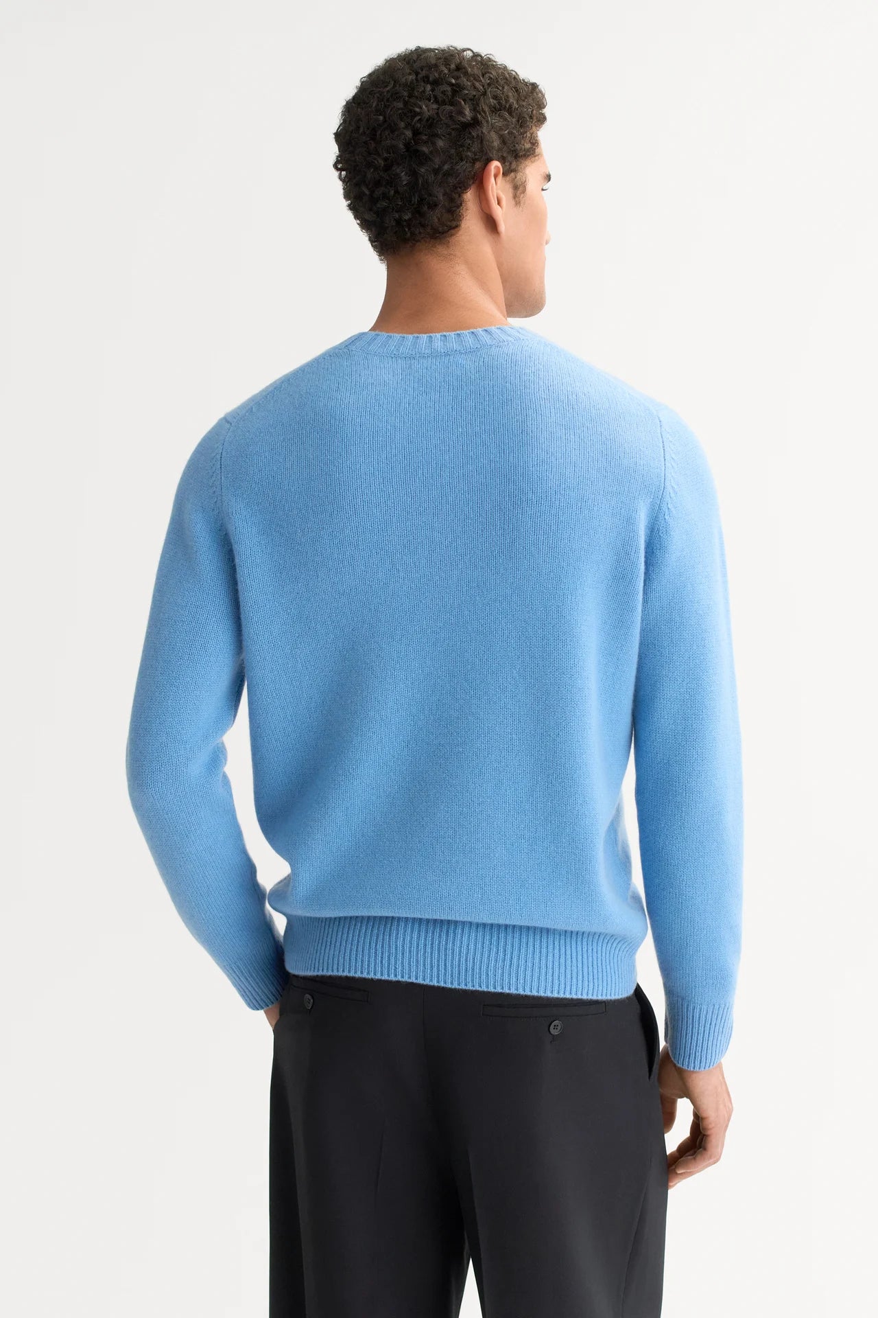 Men's Chunky Crewneck - Azure