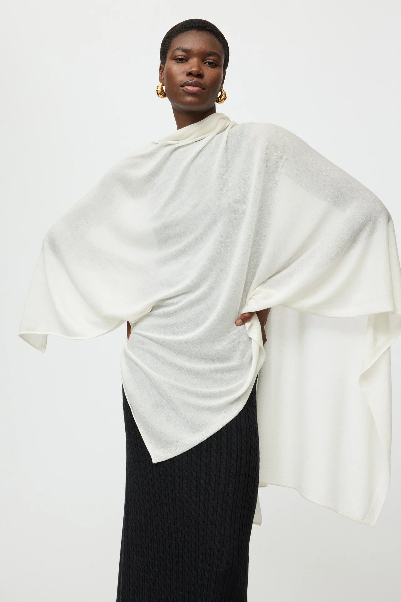 Featherlight Sarong - Feather White