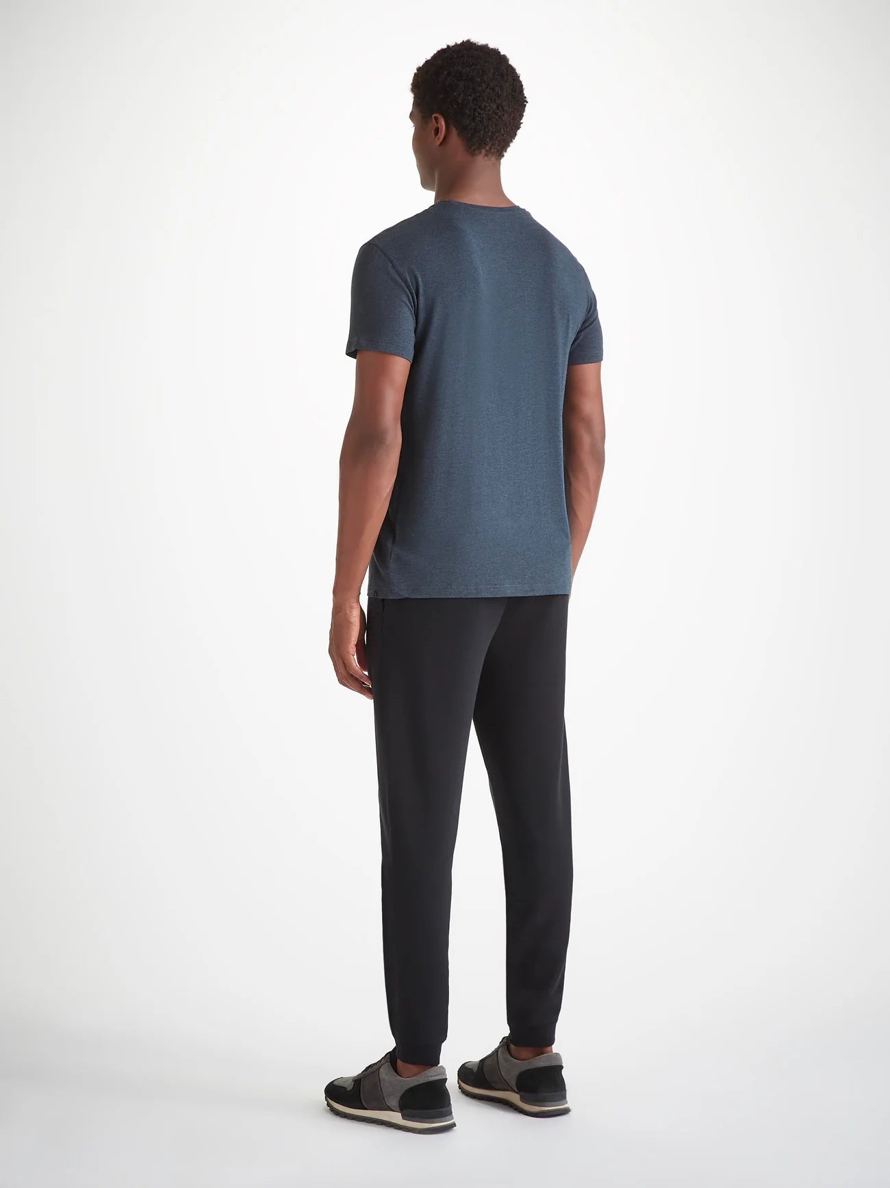 Marlowe Micro Modal Stretch T-Shirt - Anthracite Marl