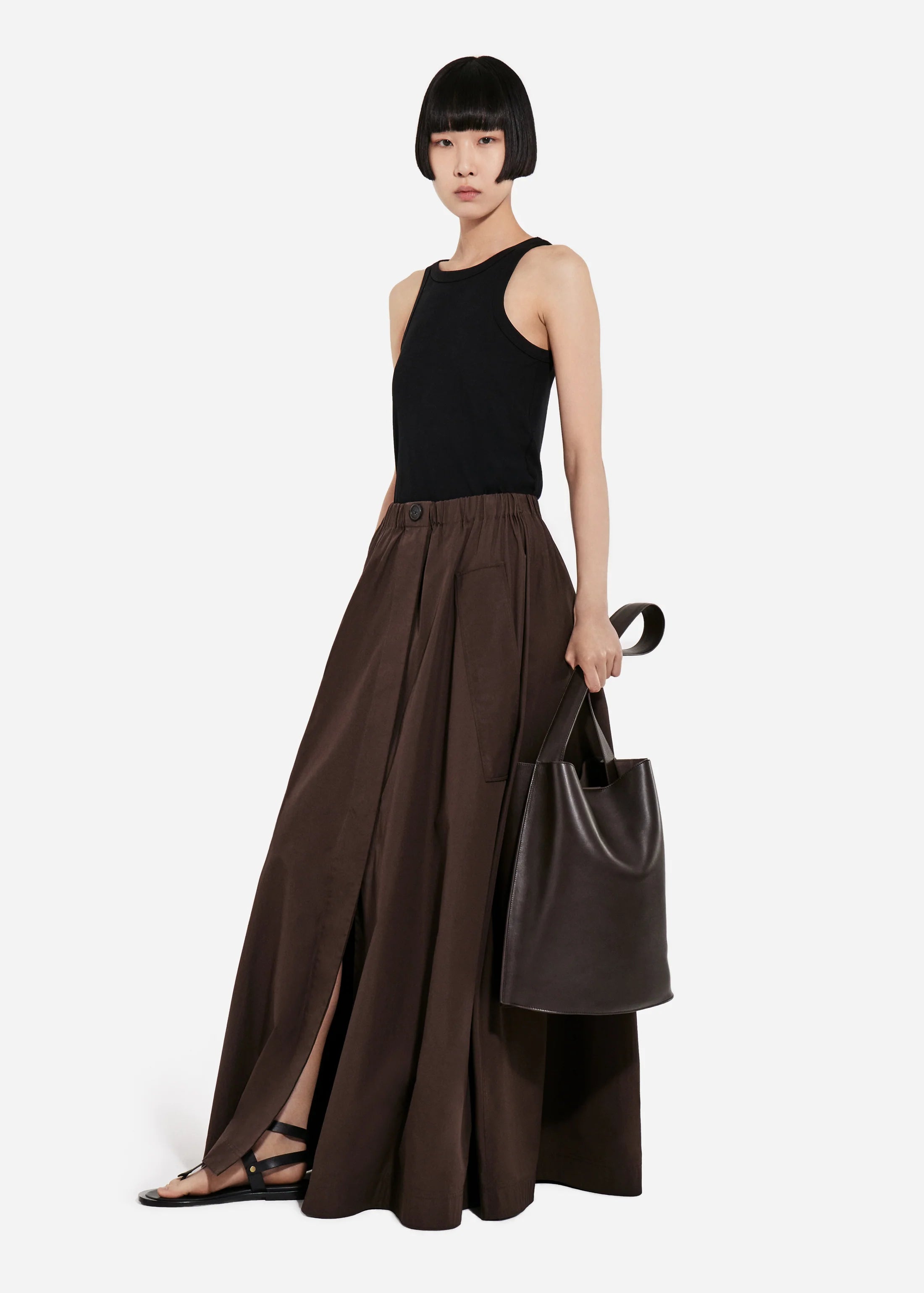 Parachute Skirt - Chocolate