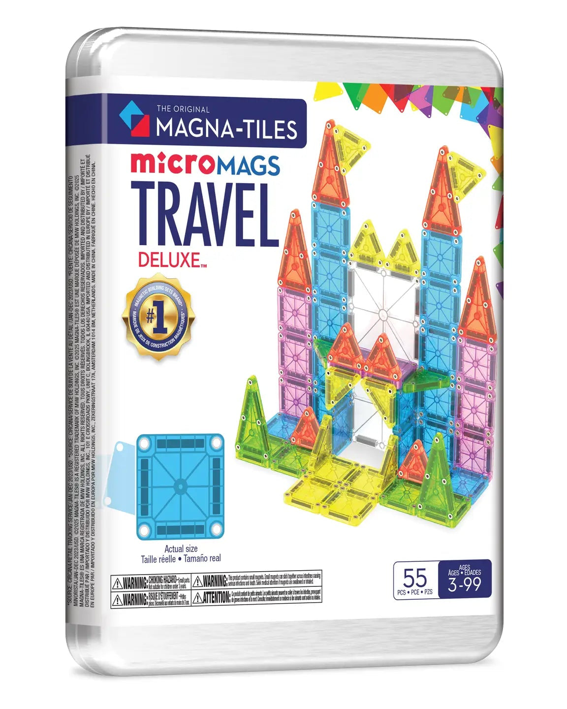 Magna-Tiles Travel Set Deluxe 55-Piece Set