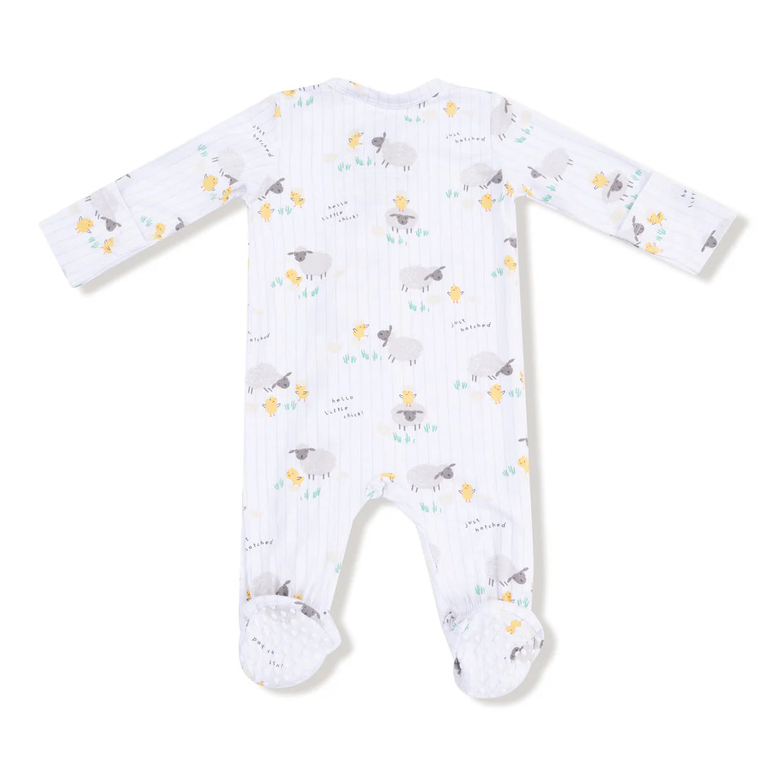2 Way Zipper Footie - Just Hatched