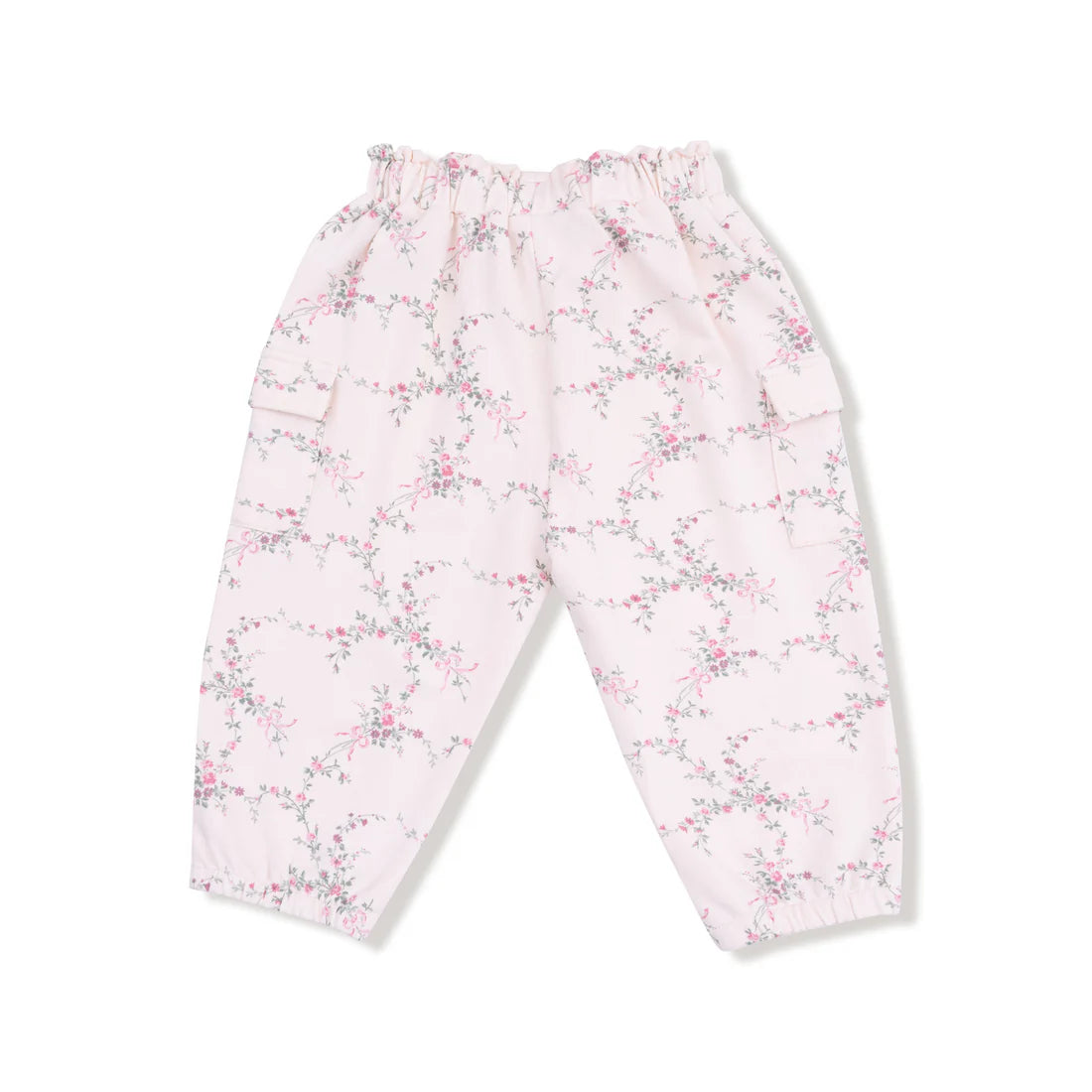 Basics Pocket Shirt and Cargo Pants Set - Cameo/Antoinette Floral