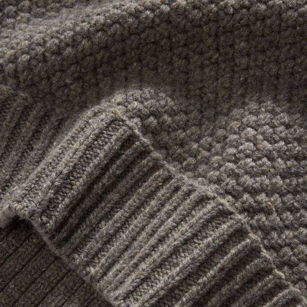 The Fisherman Sweater - Taupe Merino
