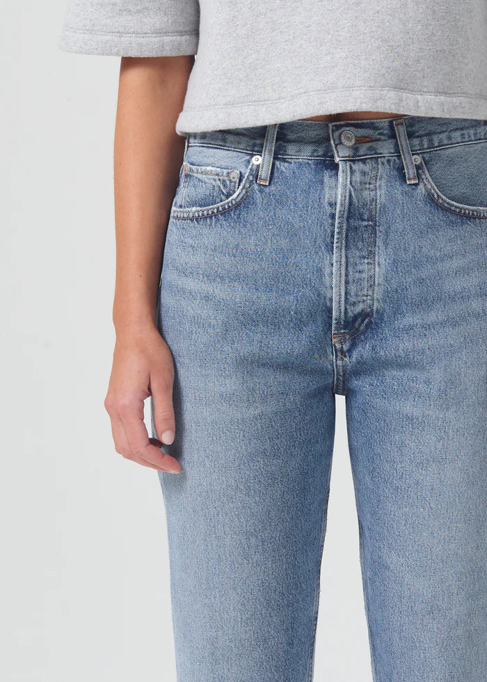 90's Pinch Waist High Rise Straight - Navigate