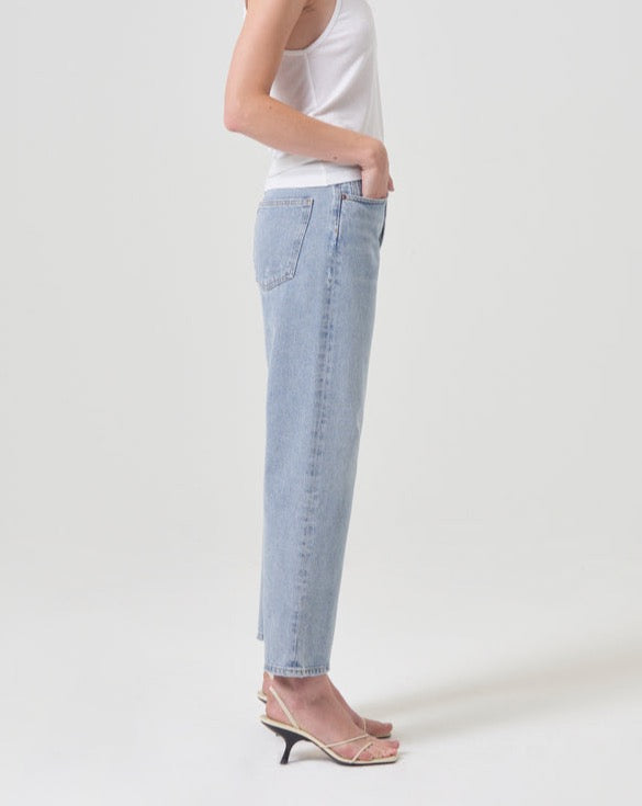 THE KRIPT Hem straight-leg mid-rise jeans - ShopStyle