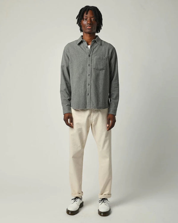 Recycled Flannel Long Sleeve - Grey