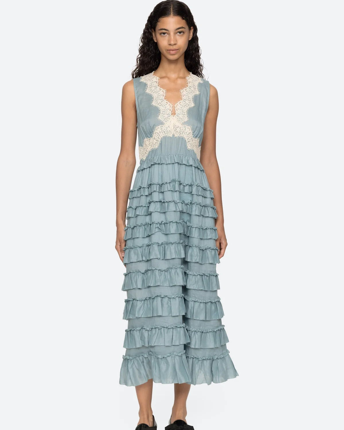Anise Tank Dress - Blue
