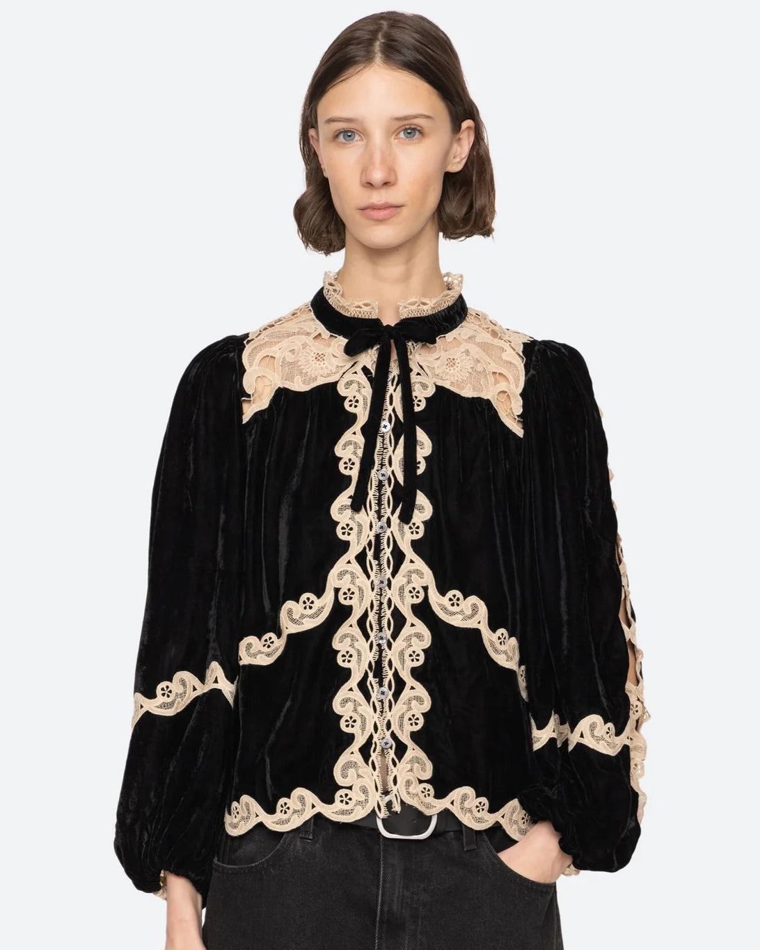 Medina Long Sleeve Top - Black
