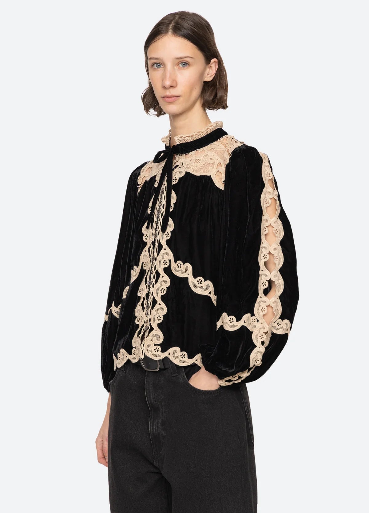 Medina Long Sleeve Top - Black