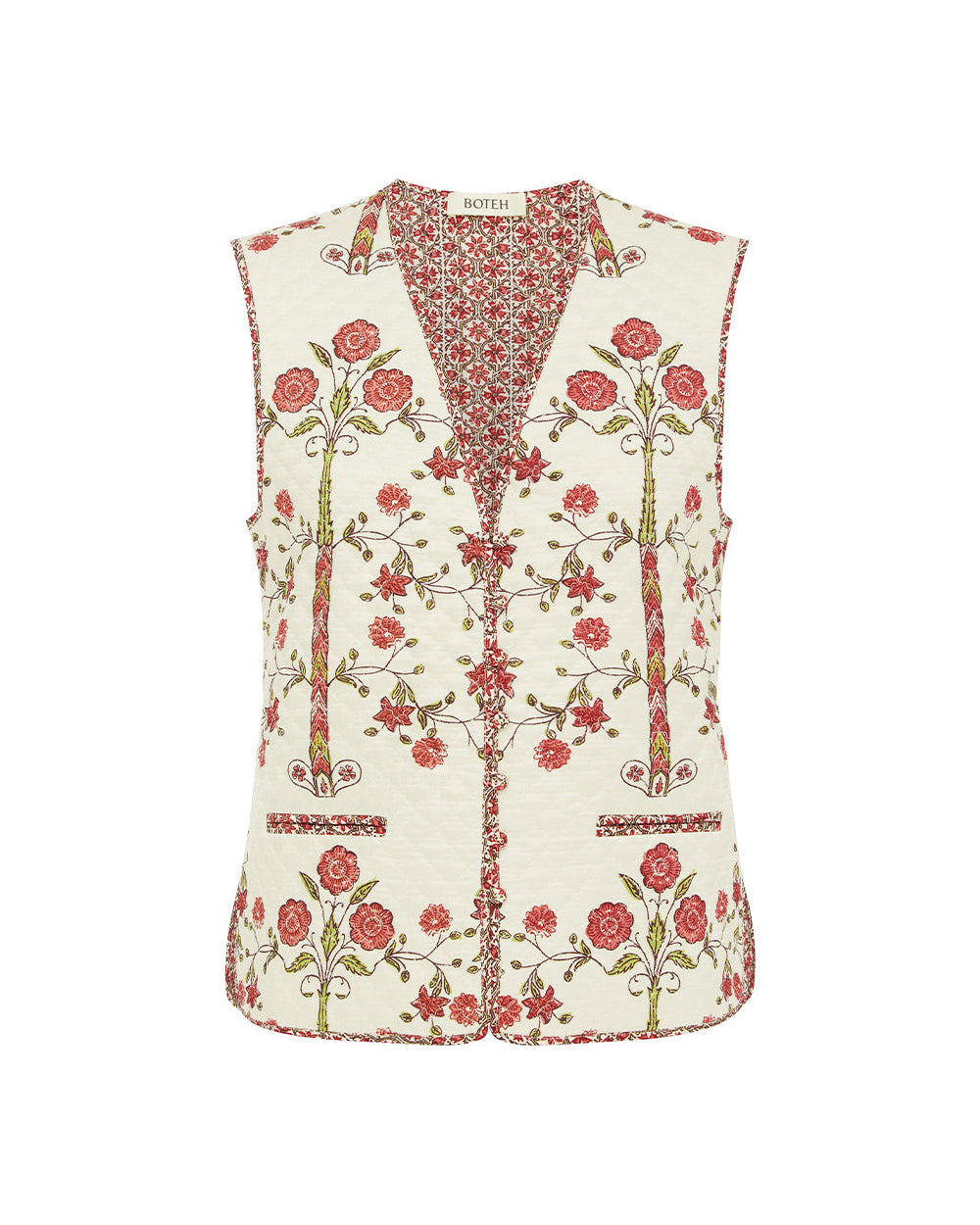 Ceres Quilted Vest - Gardenia
