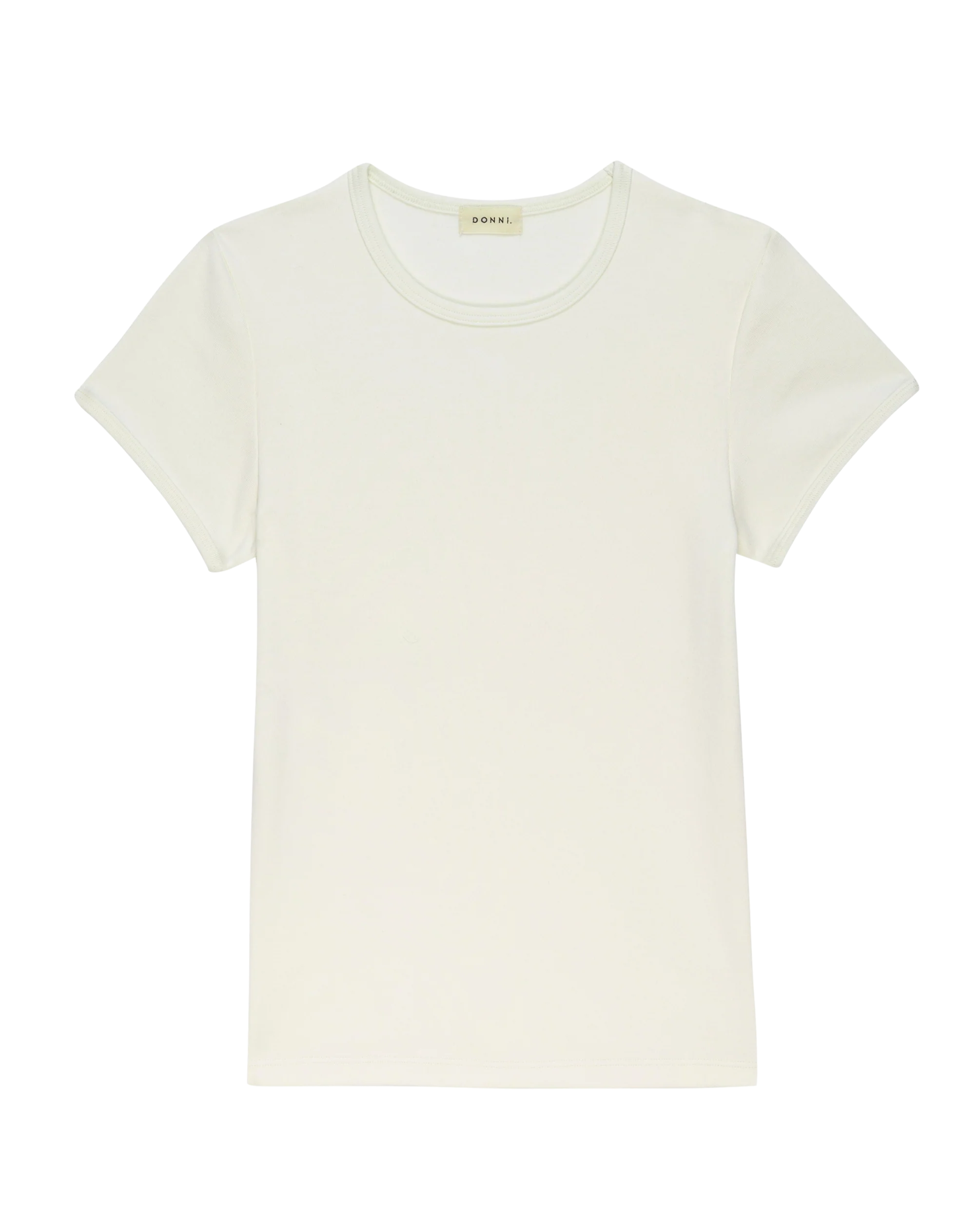 The Baby Rib Baby Tee - Creme