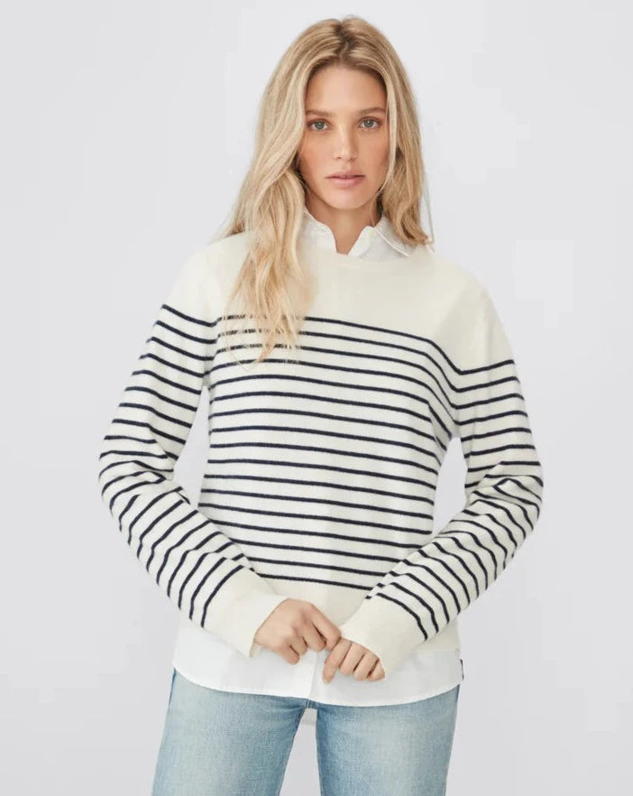 The Betty - Cream/Navy