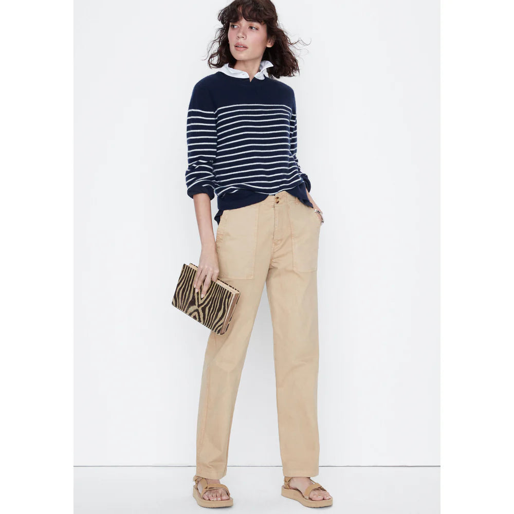 The Betty - Navy/Cream