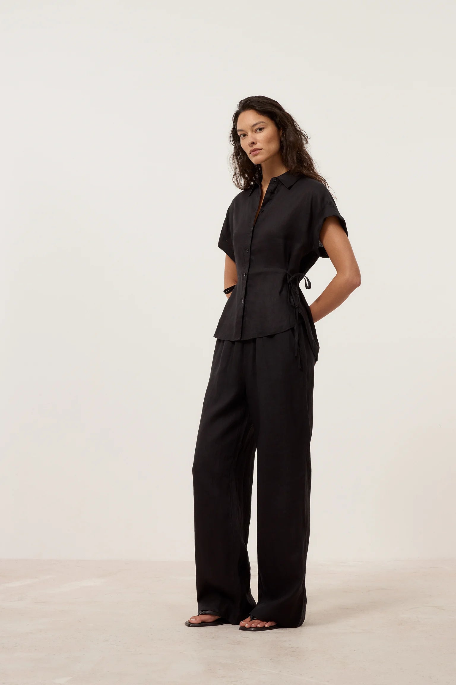 Winona Wide Pants - Black