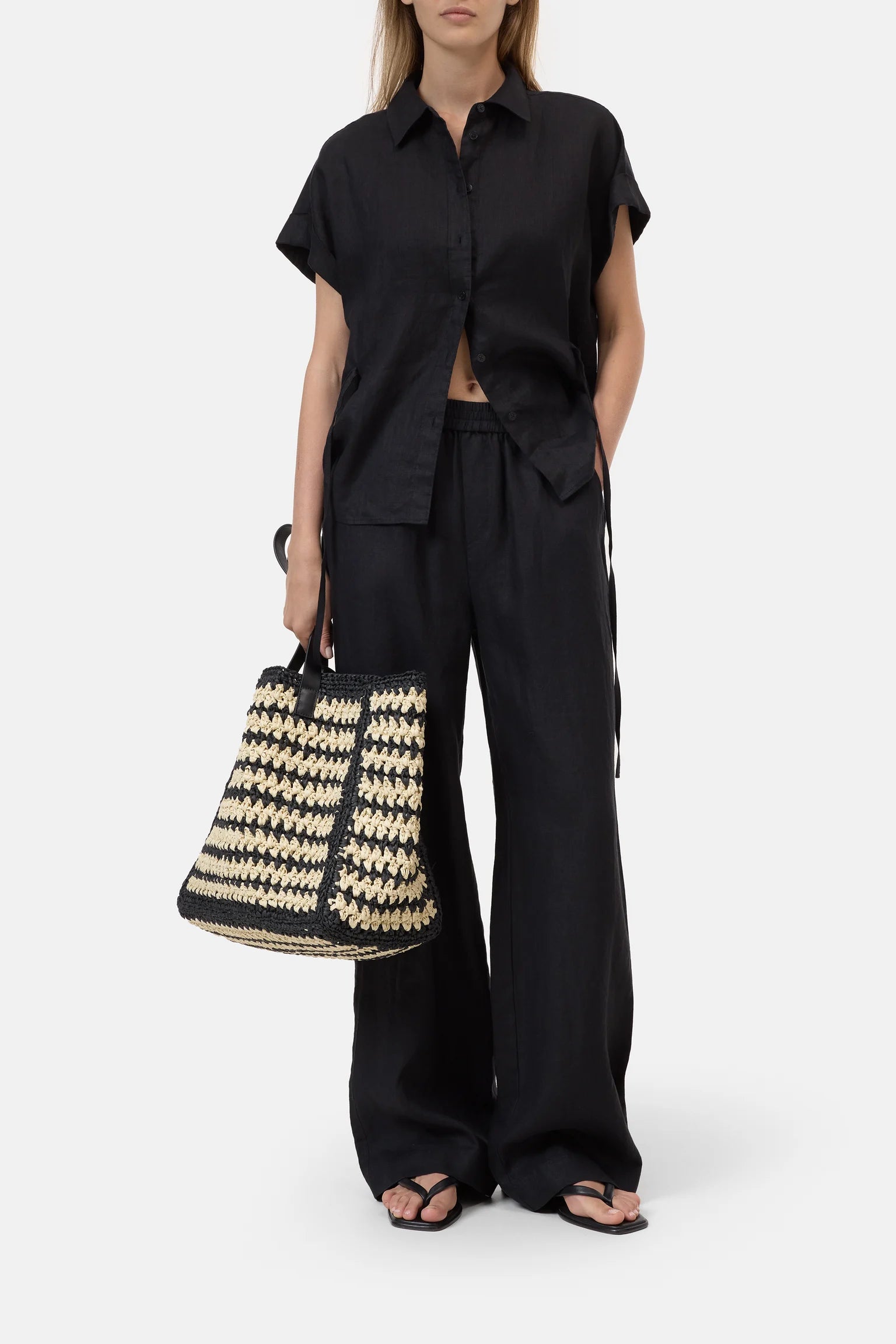 Winona Wide Pants - Black