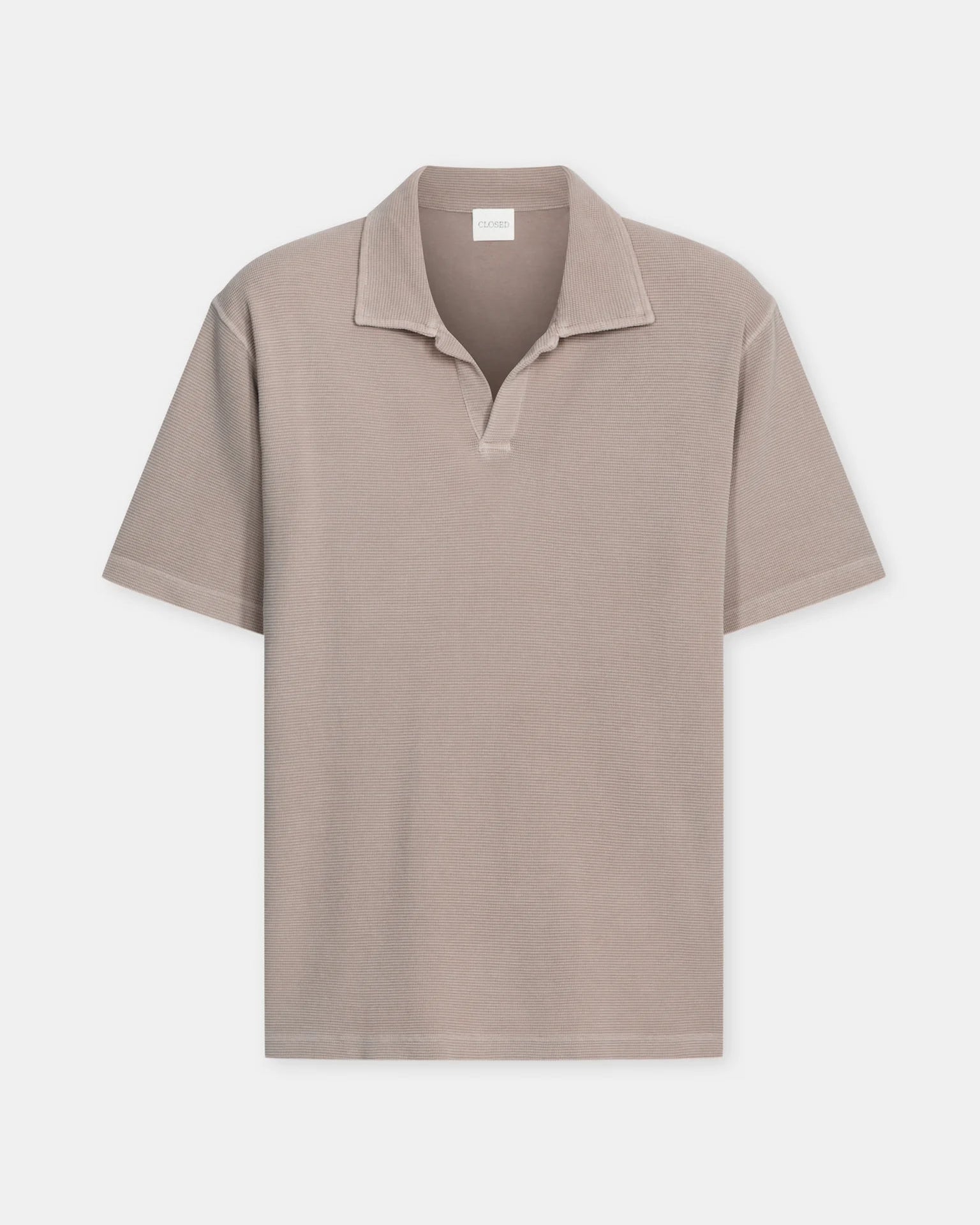 Short Sleeve Polo - Clay Beige
