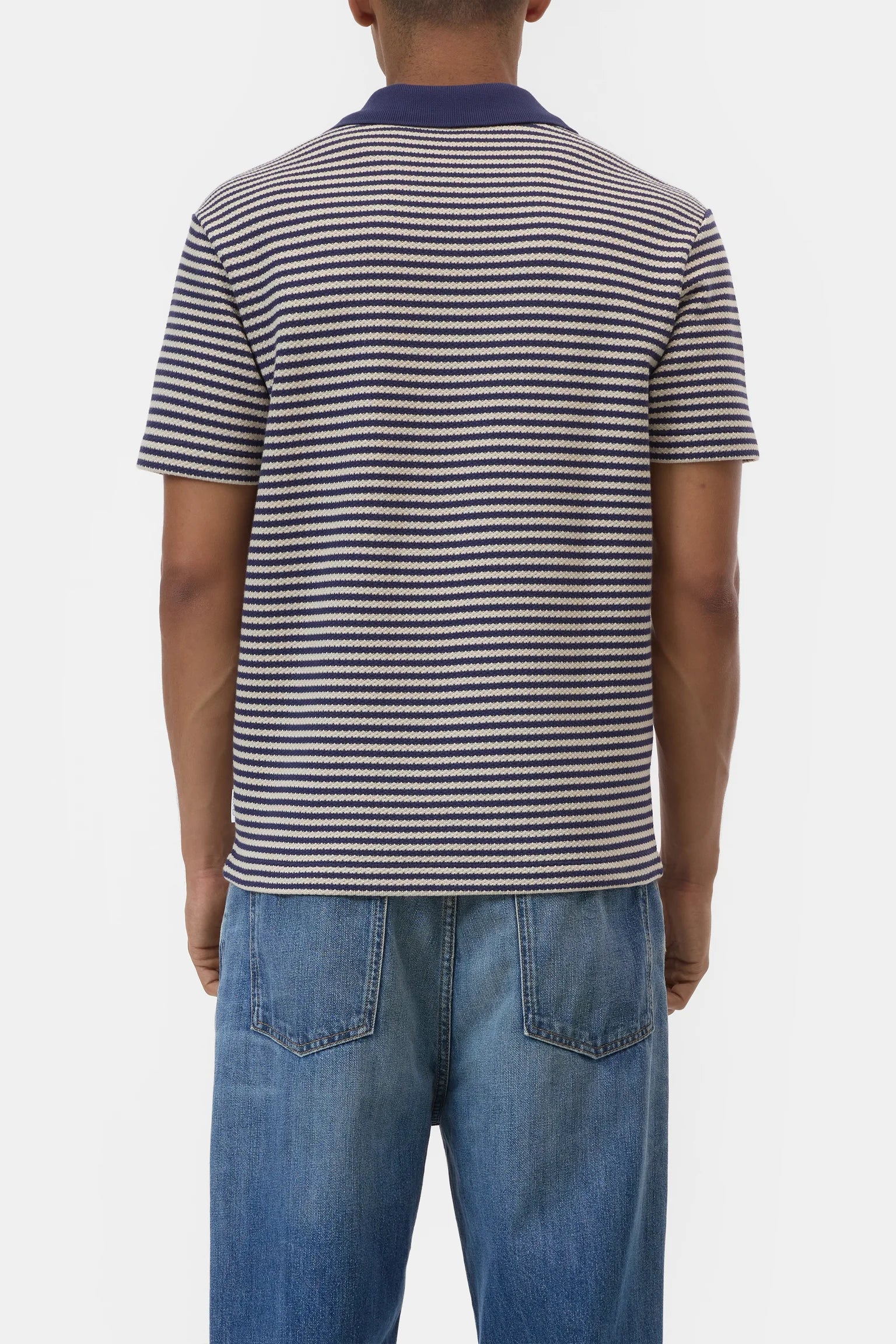 Zipped Polo - Dark Night