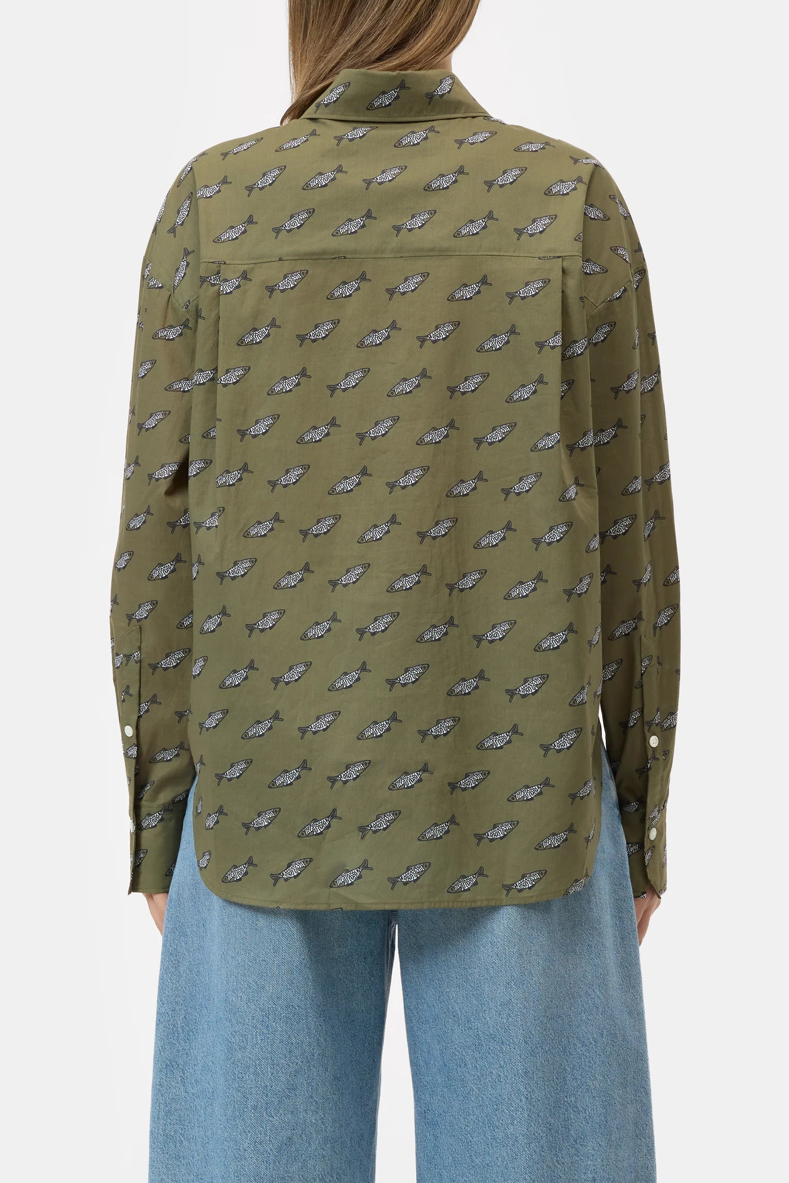 Oversized Shirt - Hunter Green