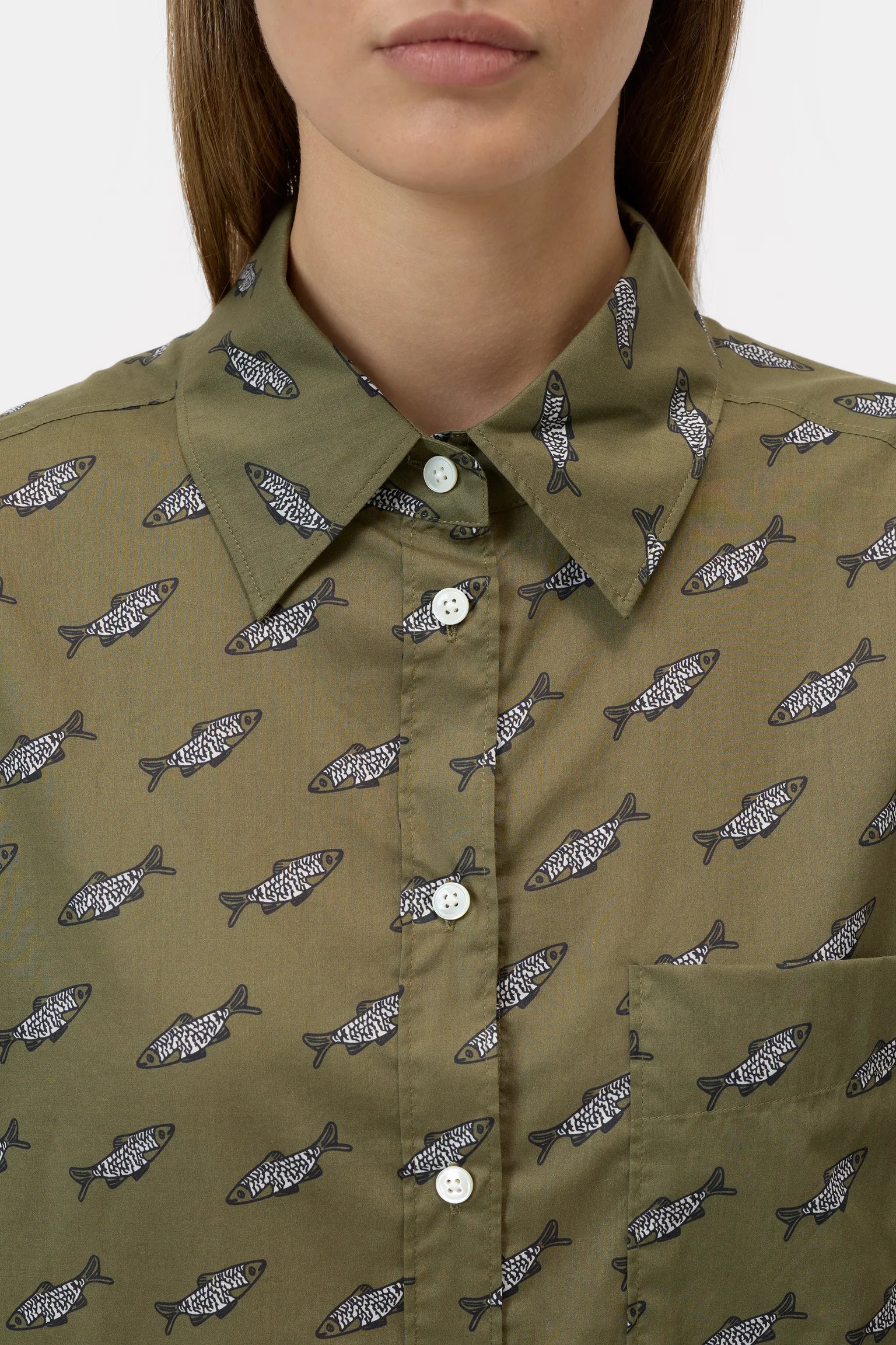 Oversized Shirt - Hunter Green