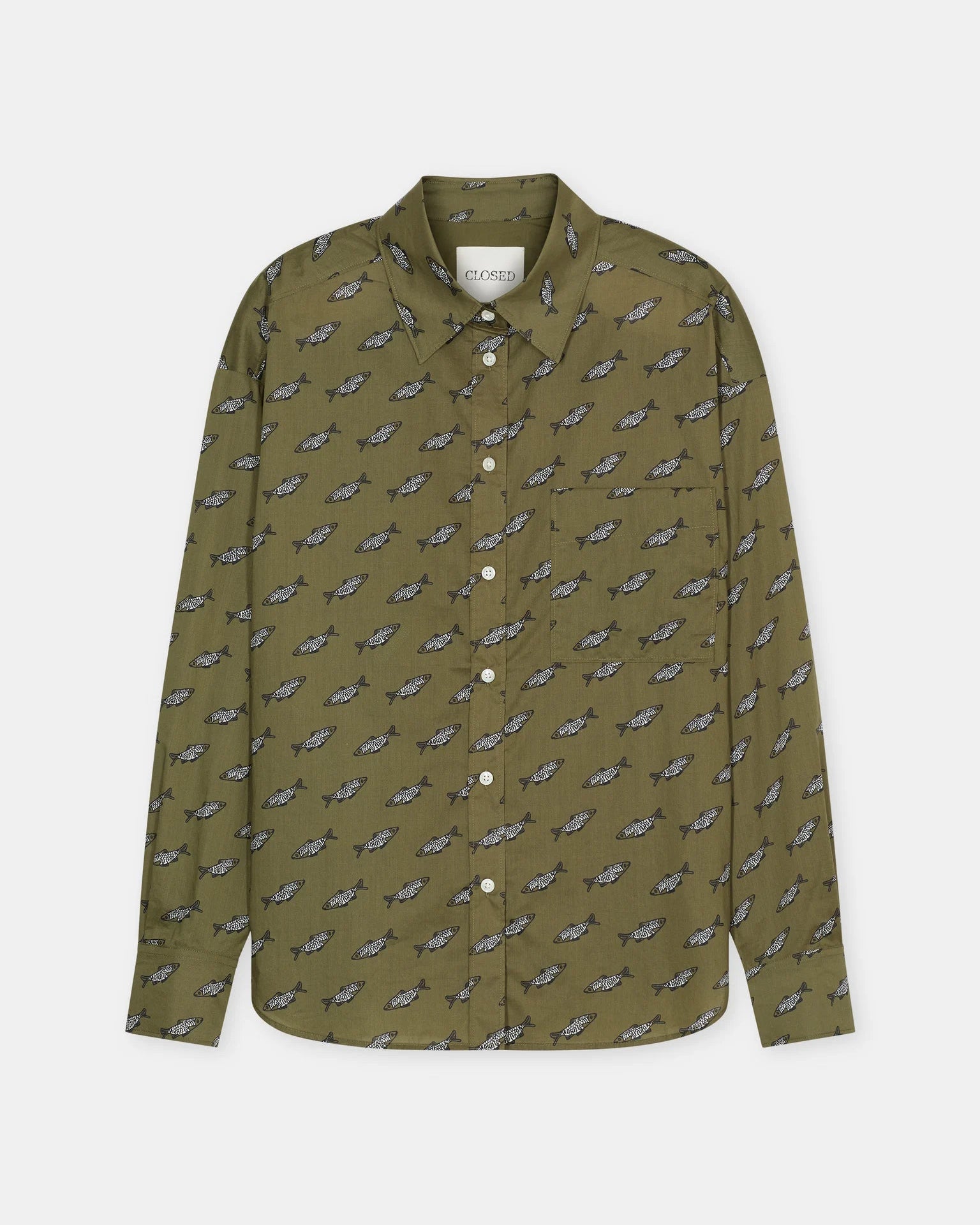 Oversized Shirt - Hunter Green