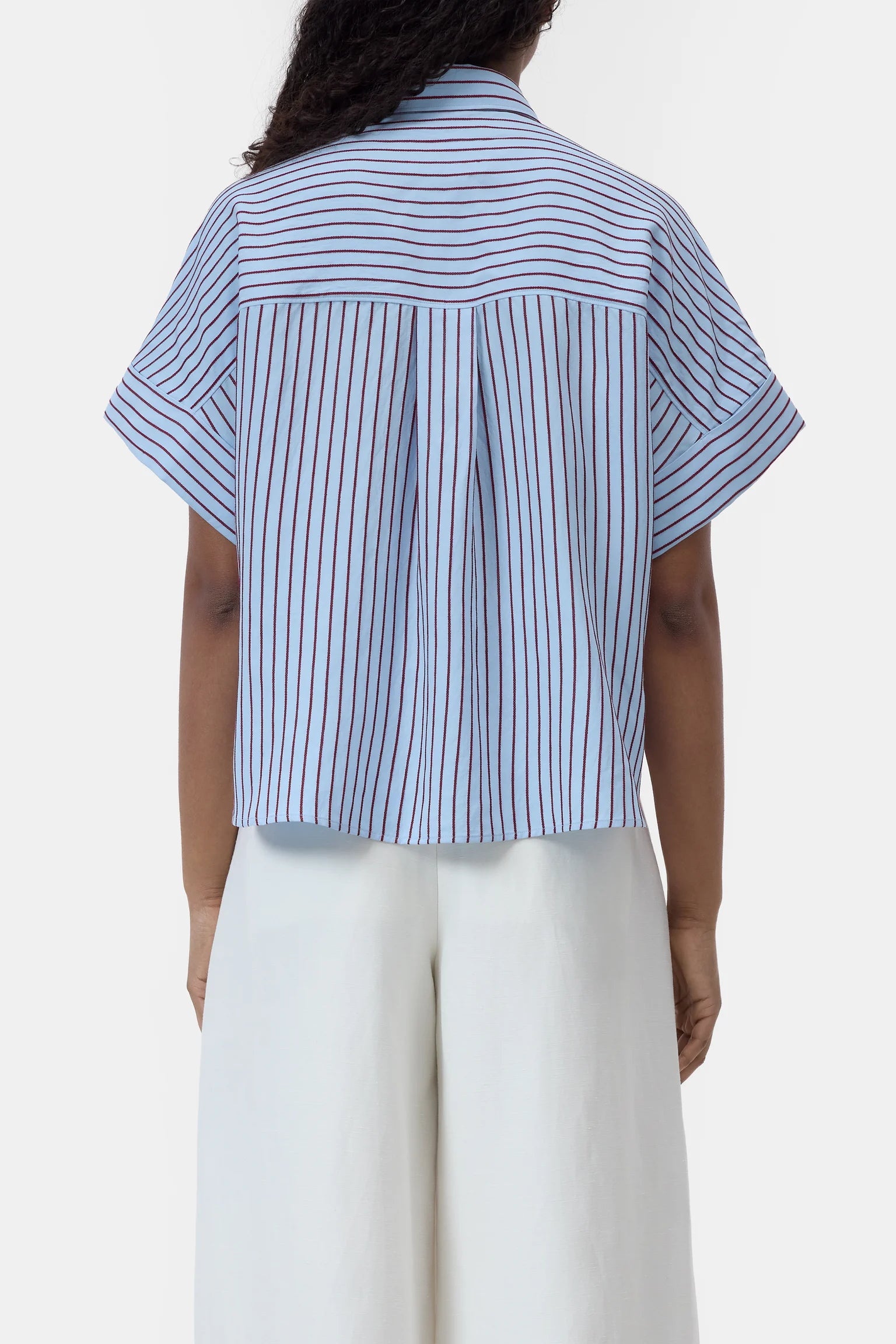 Turn-up Shirt - Dove Blue